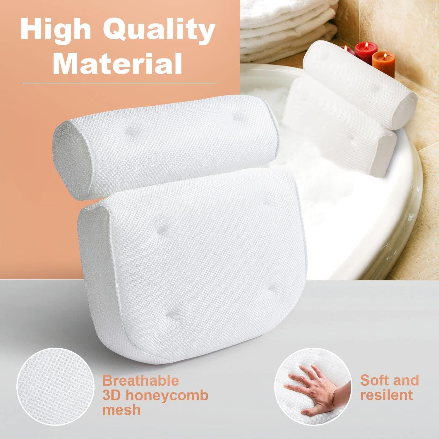 Almohada de Baño Vanstormy - Soporte Cuello y Espalda 38.8x33.4cm