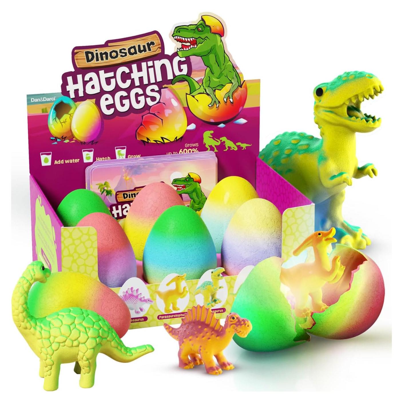 Huevos de Dinosaurio Dan&Darci - Paquete de 6 - Crece 600%
