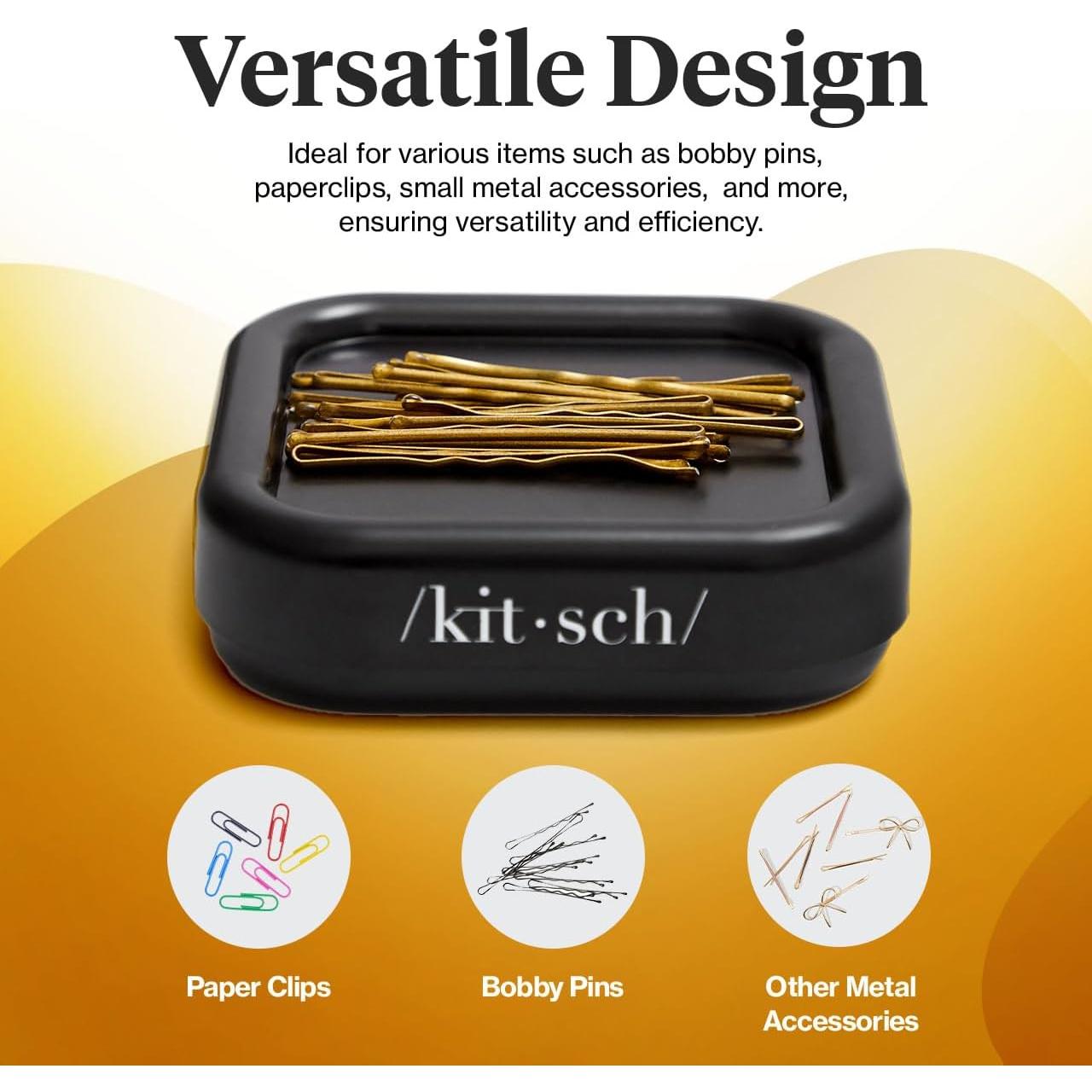 Soporte Magnético Kitsch para Horquillas - Negro, 1 Pc