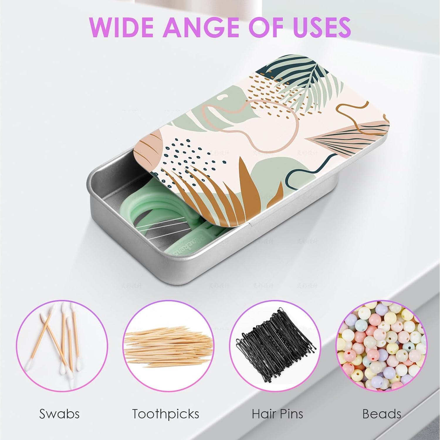 Estuche de Palillos de Hilo Dental Gerkia 2 Pack Bohemio