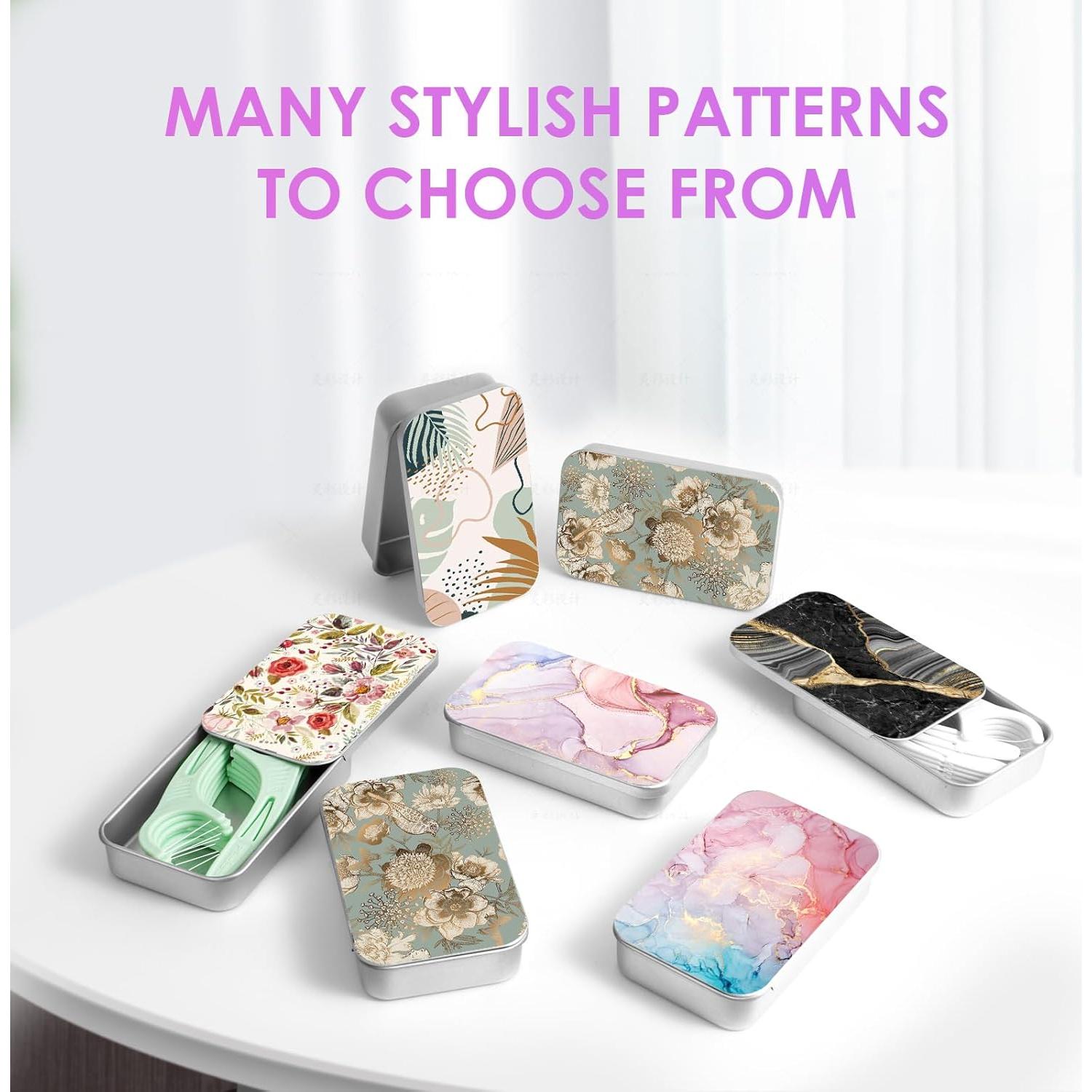 Estuche de Palillos de Hilo Dental Gerkia 2 Pack Bohemio