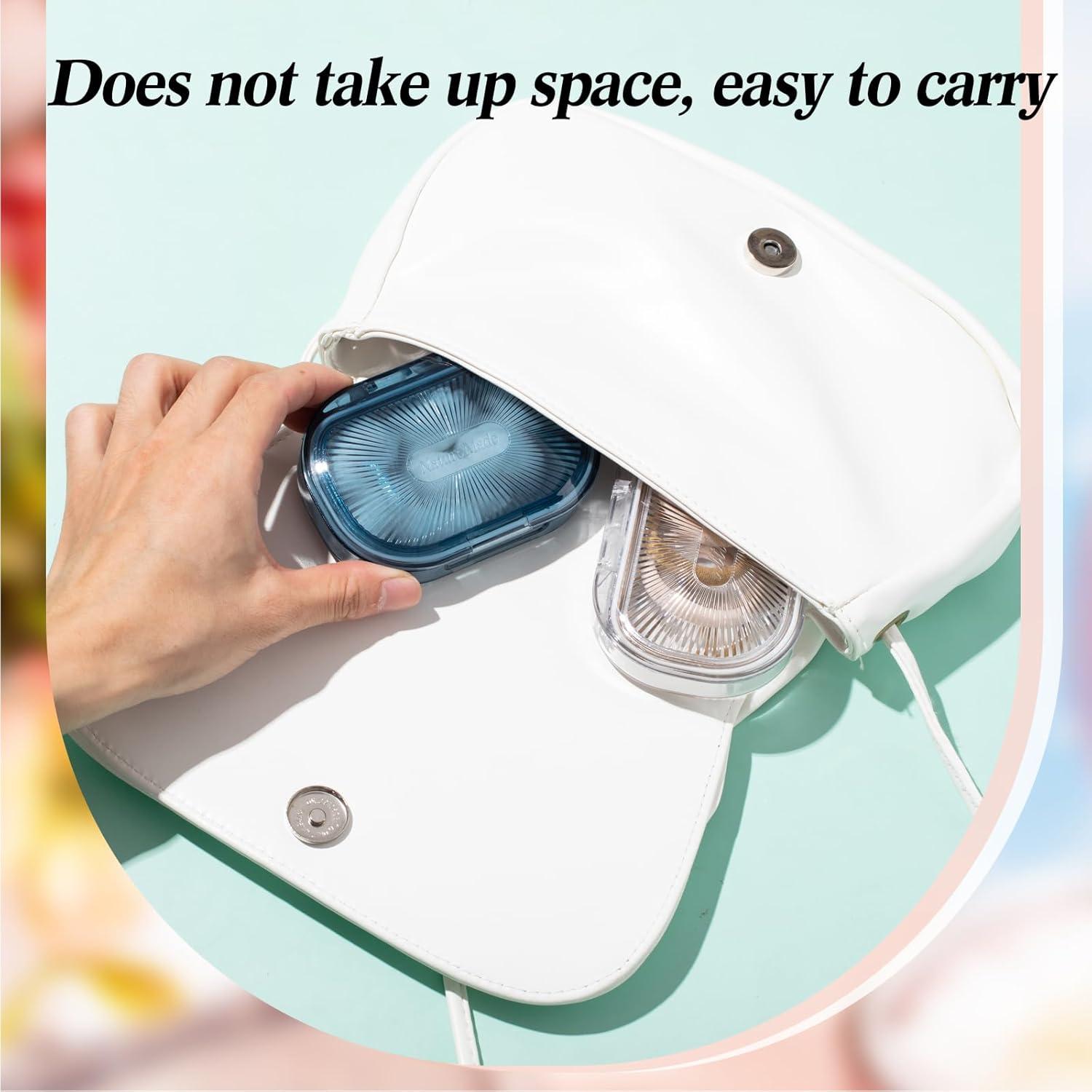 Kigley 4 Pcs Contenedor de Almacenamiento Pequeño 10x7 cm