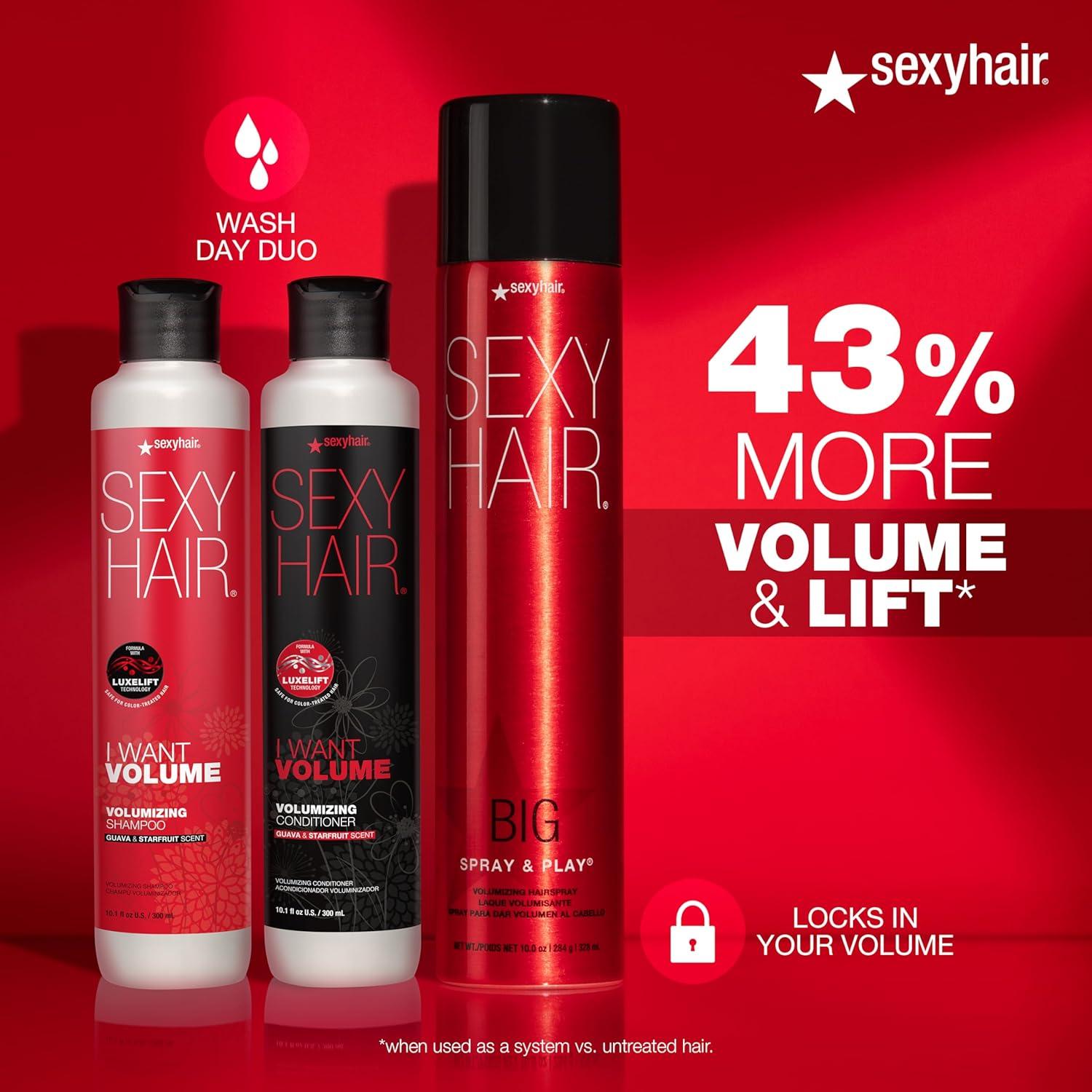 Laca Voluminizadora SexyHair Big Spray & Play 44.3 ml