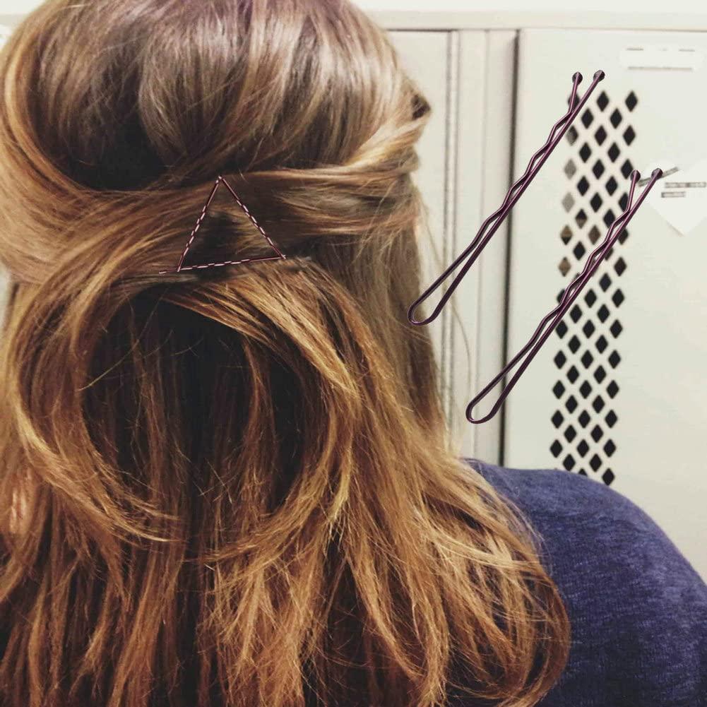 Pinzas para el cabello YINGFENG marrones 5.5 cm 330 unidades