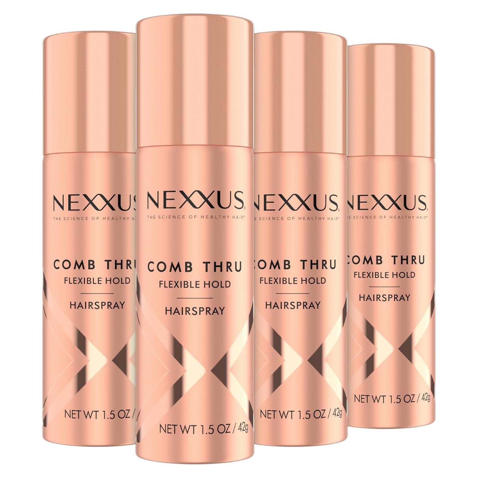 Spray para Cabello Nexxus Comb Thru Flexible Hold 4-Pack 42g