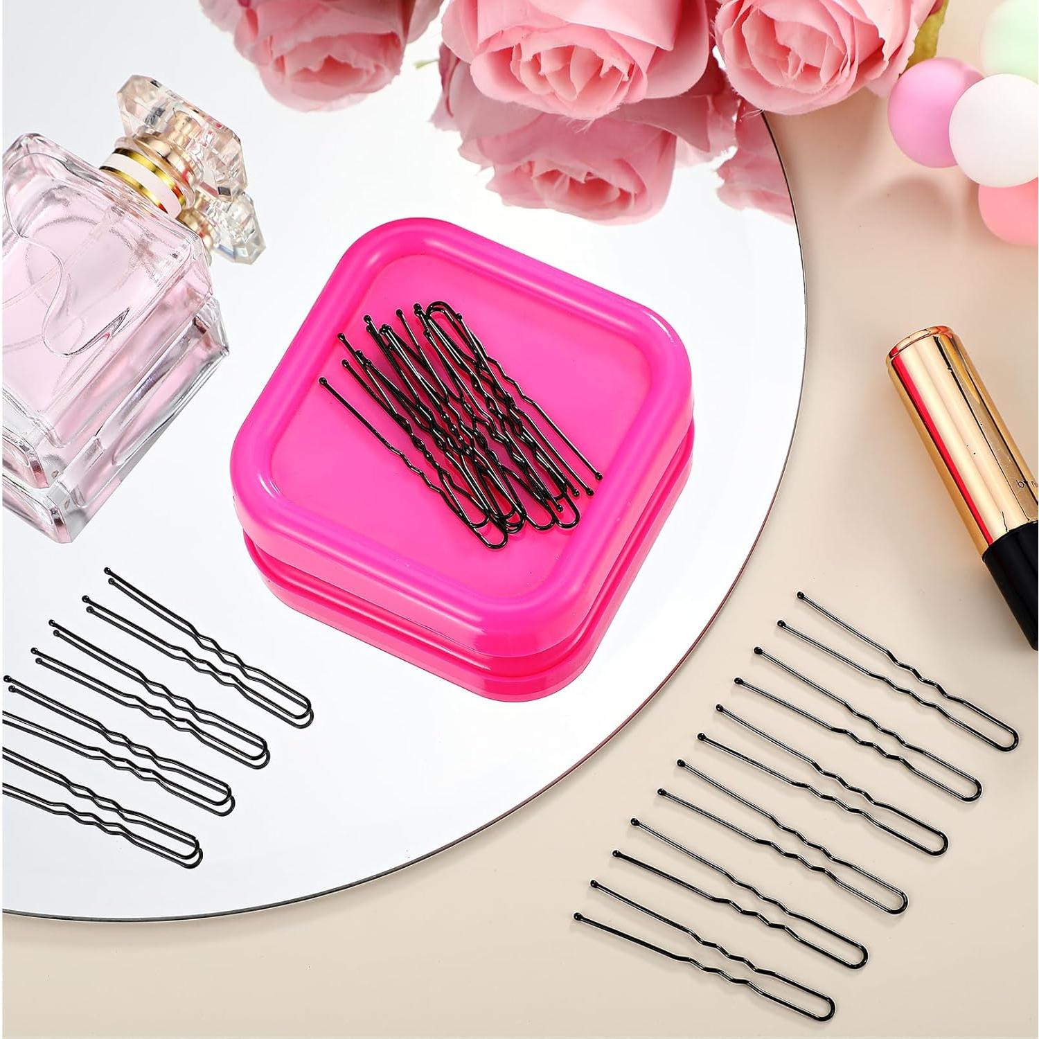 Soporte Magnético para Horquillas Rosa Tellegloww 9x9 cm