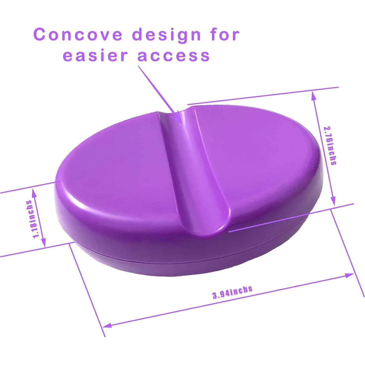Soporte Magnético para Alfileres Aweoisa - 10x7 cm Púrpura