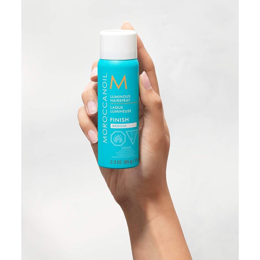Laca Luminosa Moroccanoil 65g - Sujeción Ligera y Brillo