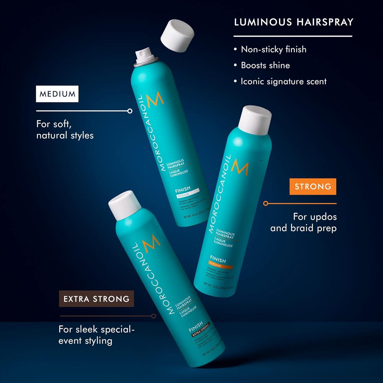 Laca Luminosa Moroccanoil 65g - Sujeción Ligera y Brillo