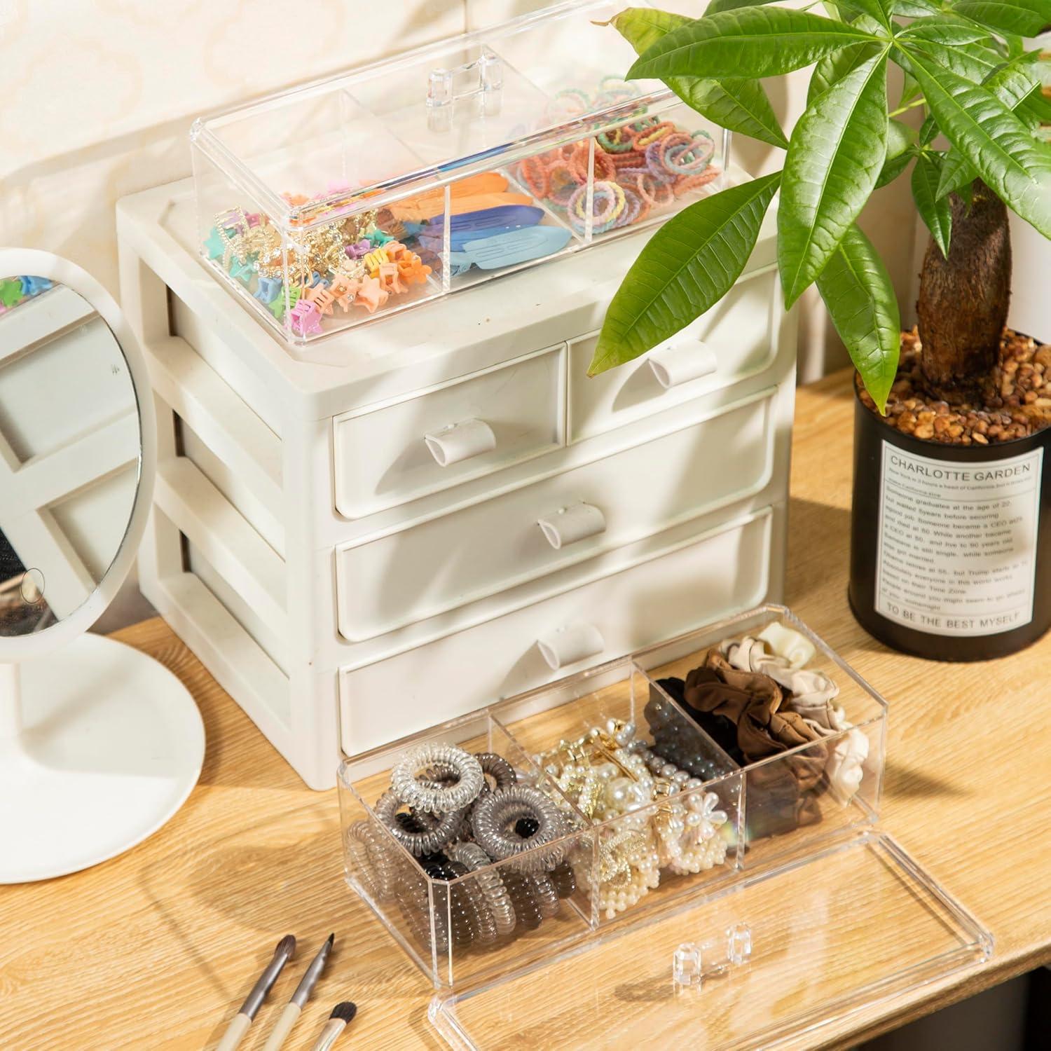 Organizador de Accesorios para el Cabello TelKeen 3 Compartimentos