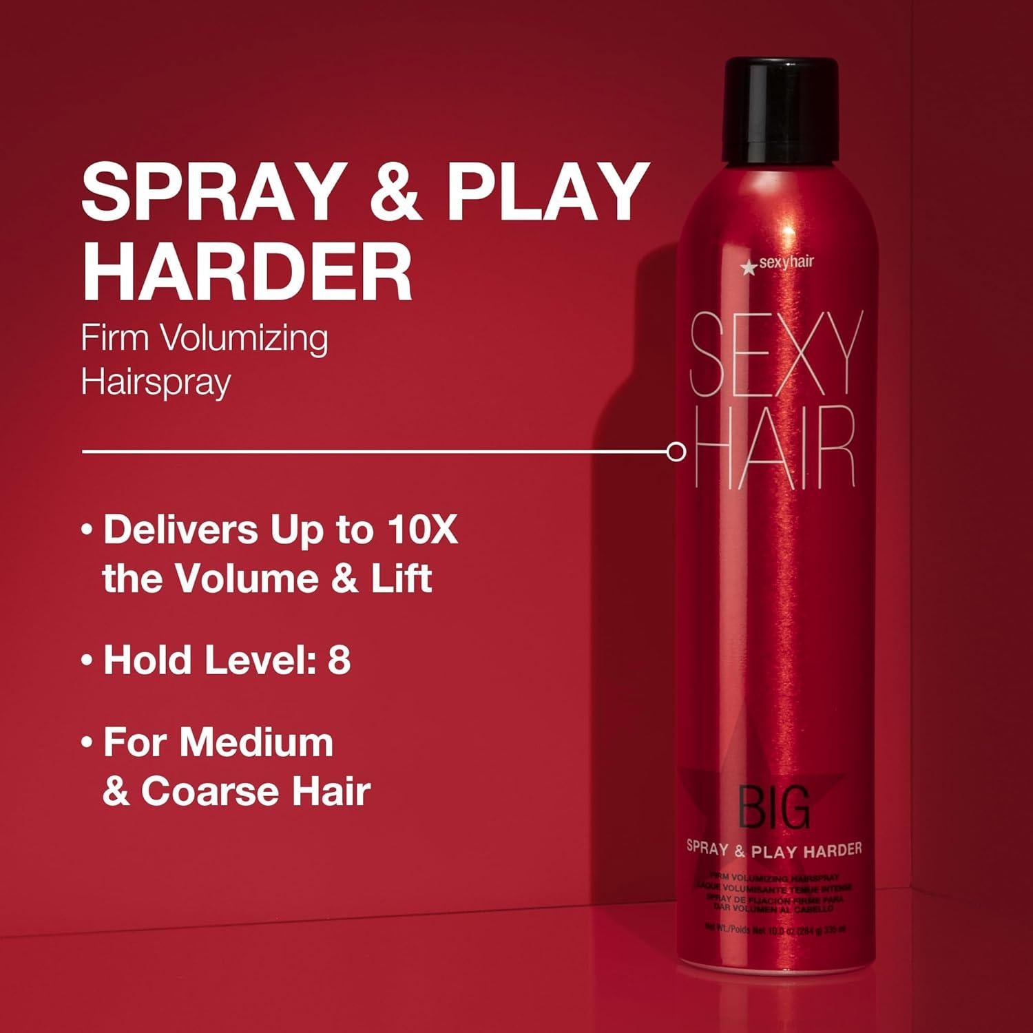 Spray Voluminizador SexyHair Big Spray & Play Harder 44.36 ml