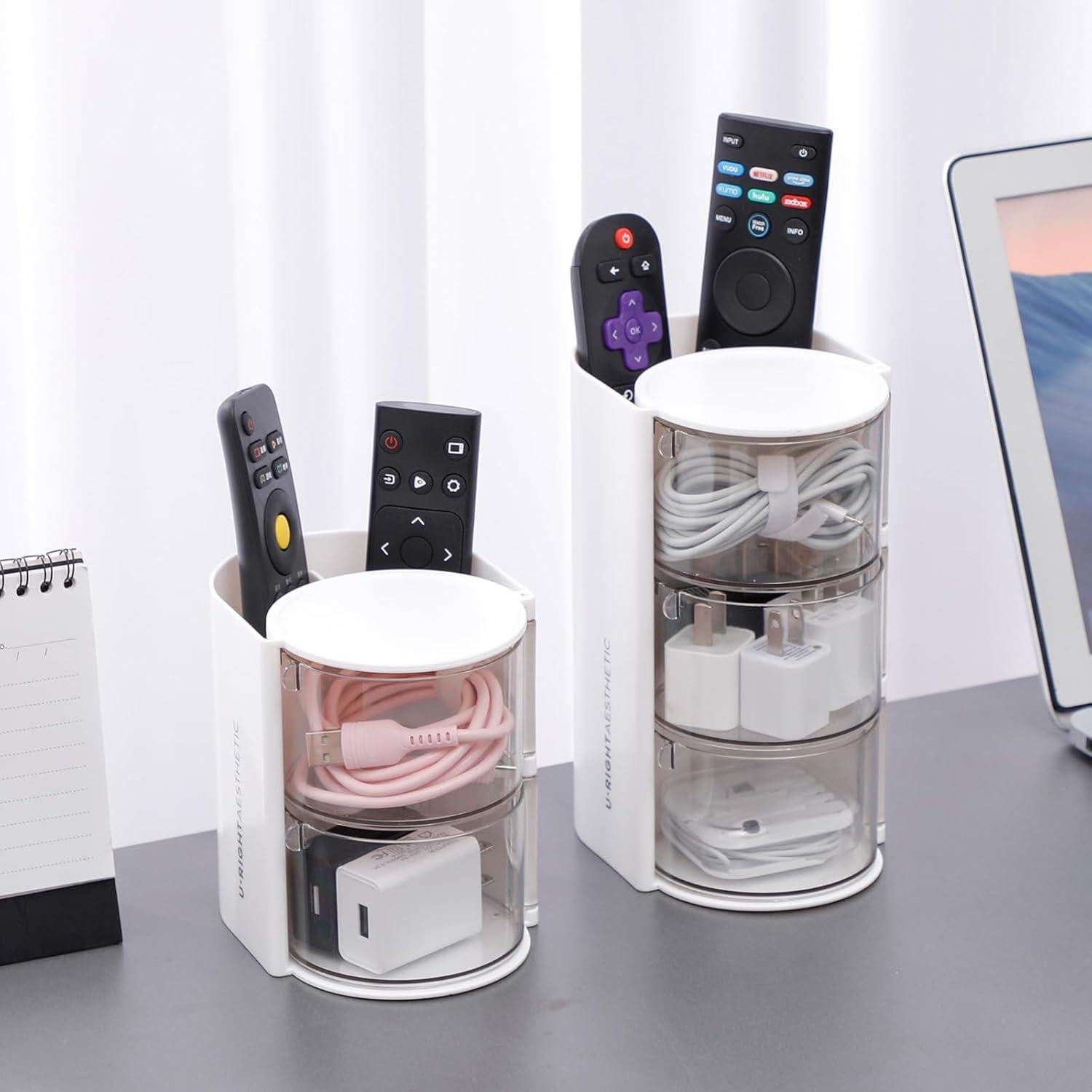 Organizador de Accesorios para el Cabello FABROK 3 Capas Blanco