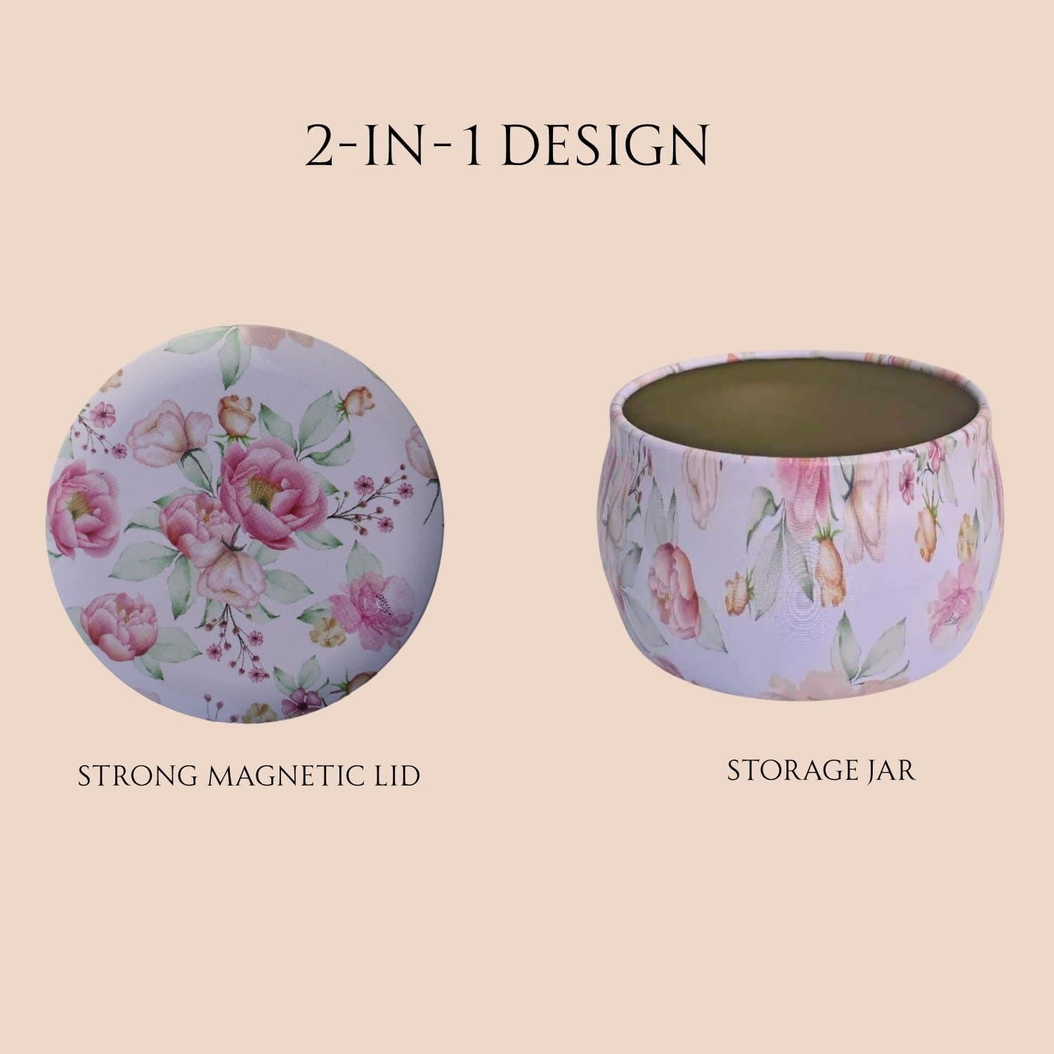 Soporte Magnético 2-en-1 para Horquillas y Accesorios Rosa