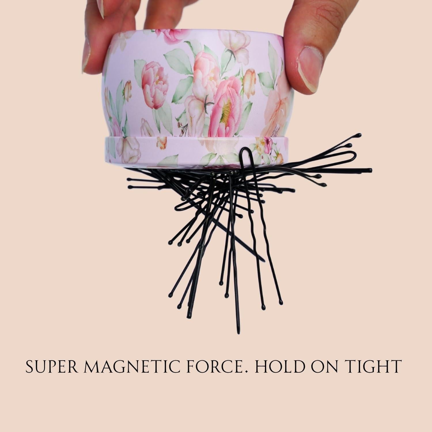 Soporte Magnético 2-en-1 para Horquillas y Accesorios Rosa