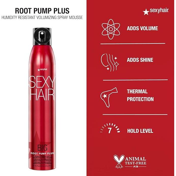 Mousse Voluminizador SexyHair Big Root Pump Plus 45.4g