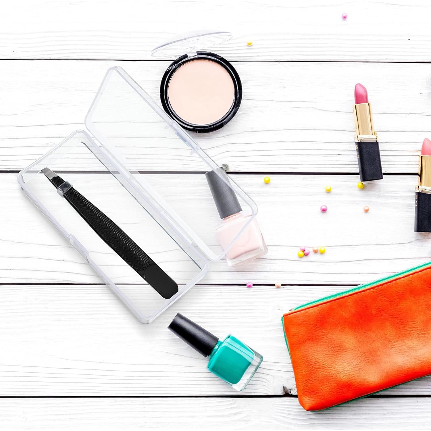 Blulu 18 Cajas de Almacenamiento Plásticas Transparentes 10.2x4.5cm