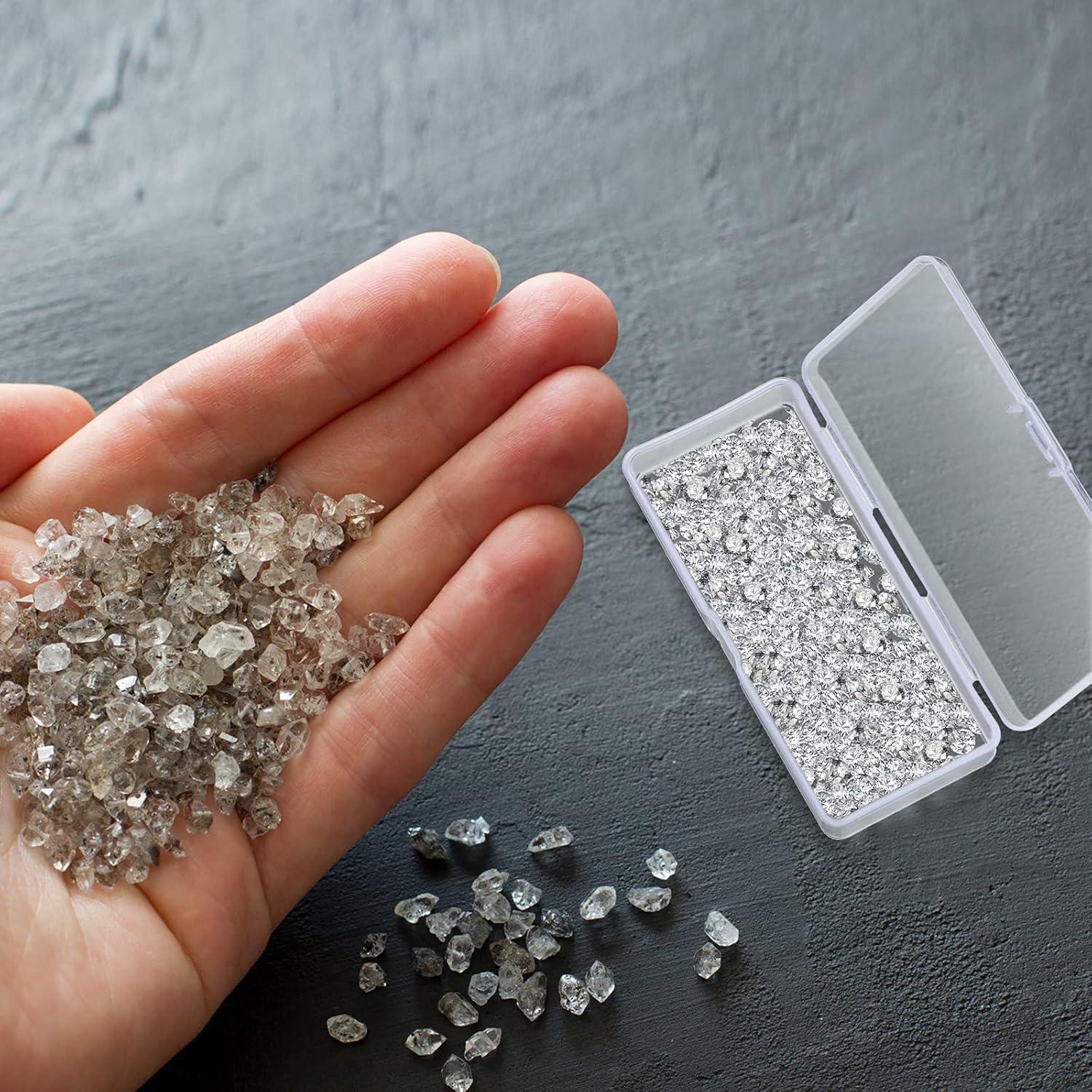 Blulu 18 Cajas de Almacenamiento Plásticas Transparentes 10.2x4.5cm