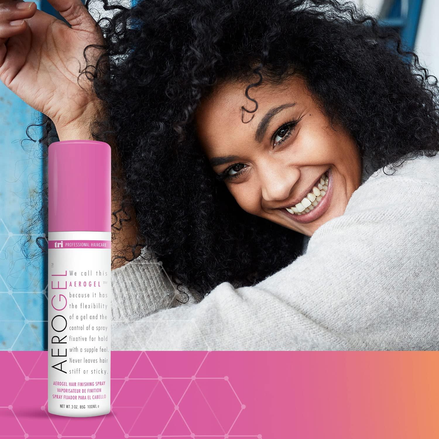 Laca para el Cabello TRI Design Aerogel 85 g - Fuerte Sujeción