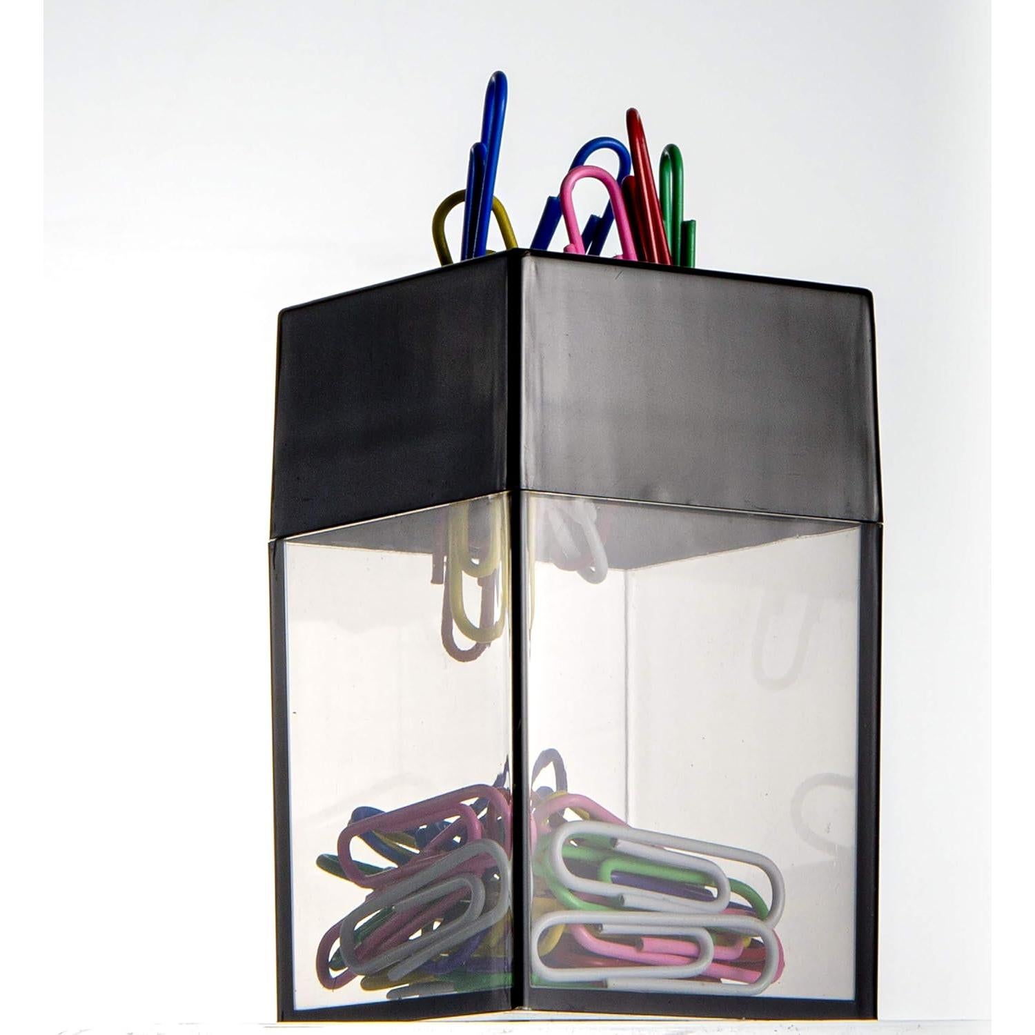 Dispensador de Clips Pequeño Officemate 93687 con Tapa Magnética