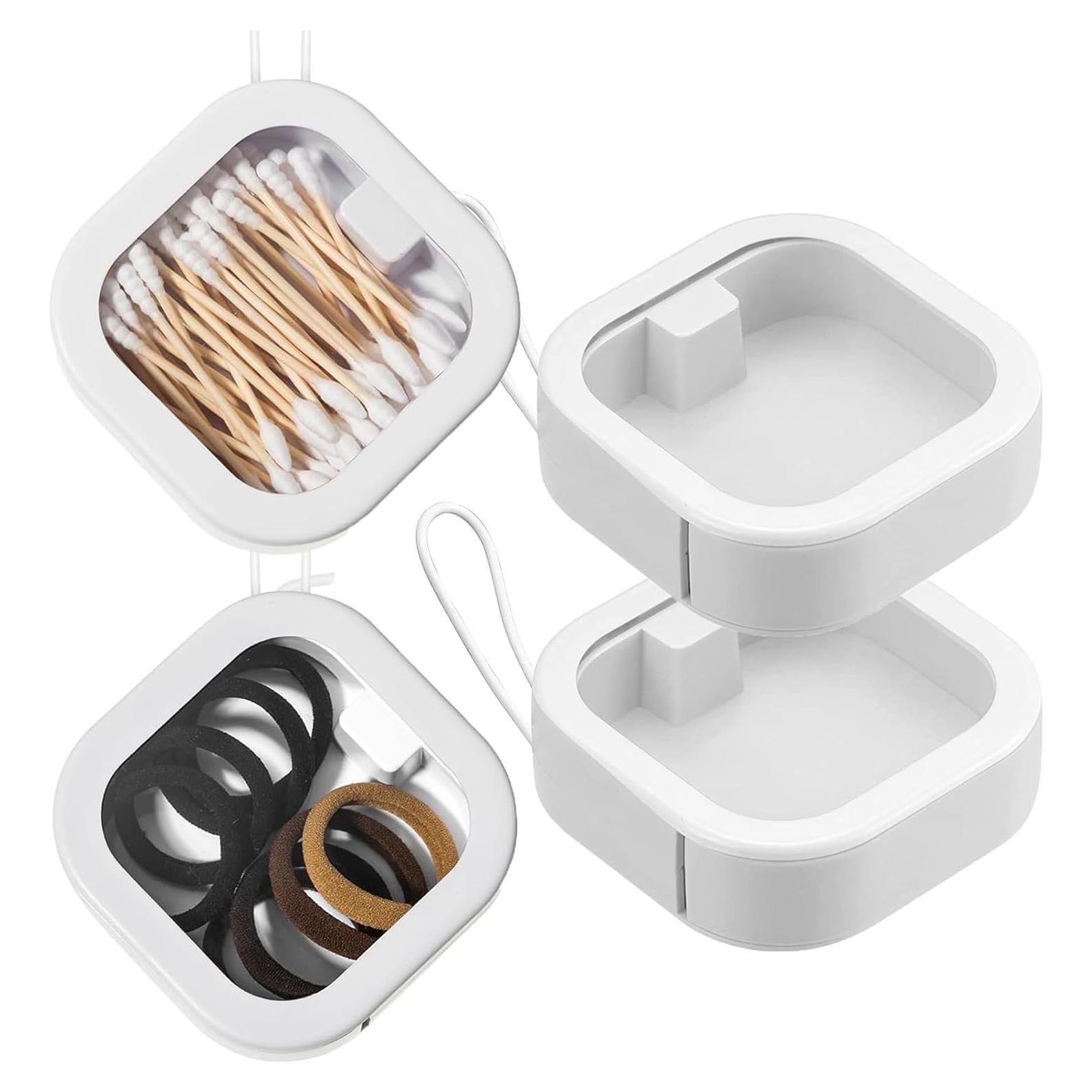 Organizador de Cintas para el Cabello ESEHGS - 2 Piezas Blanco