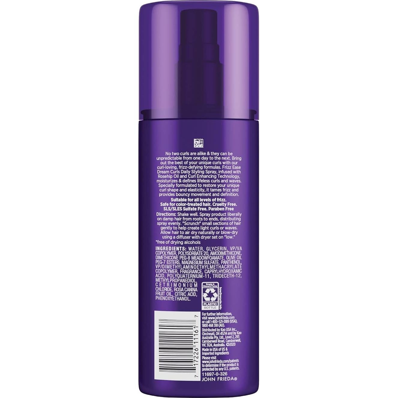 Spray de Estilo Diario John Frieda Frizz Ease 198.4 ml