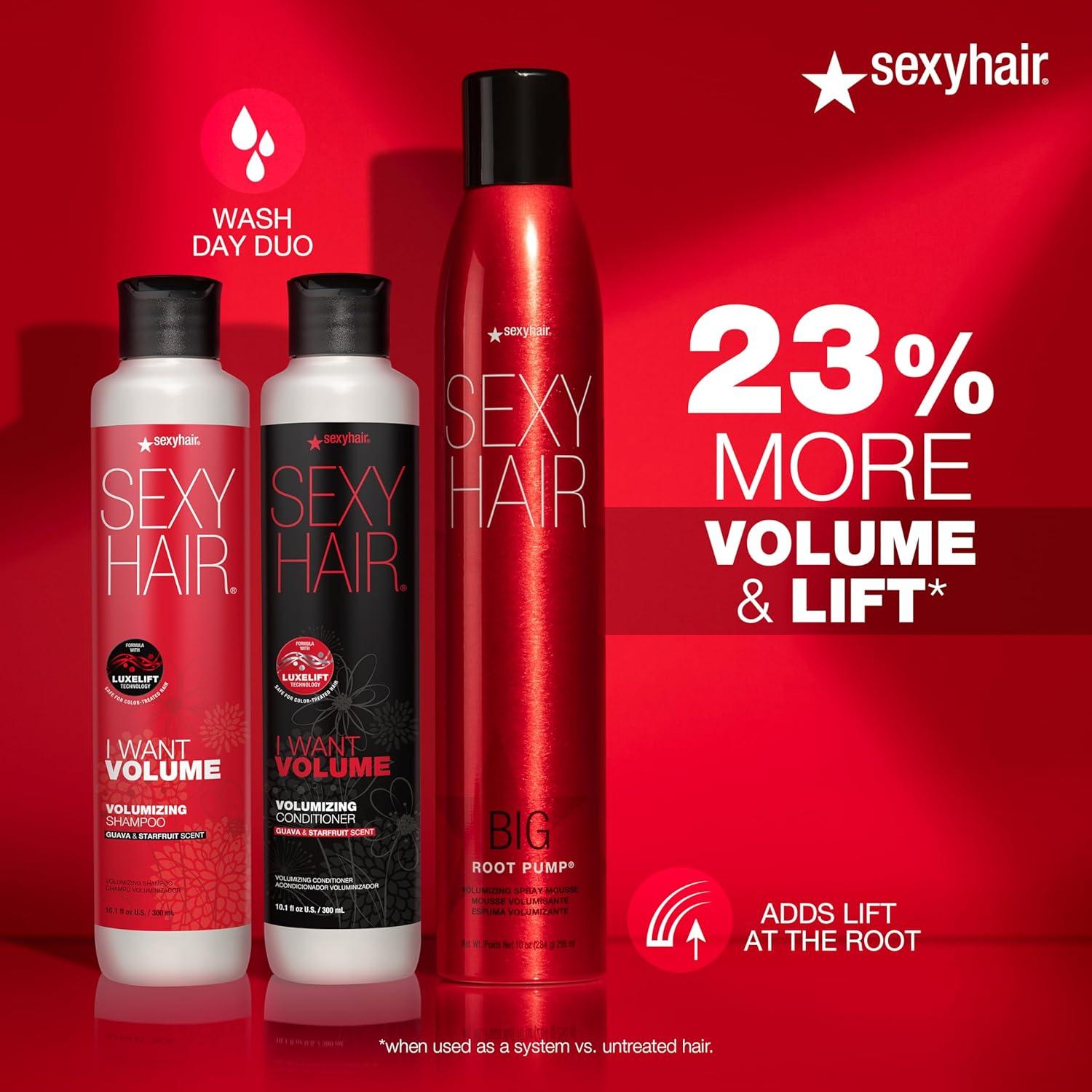 Mousse Voluminizador SexyHair Big Root Pump 50 ml - Resistencia 72h