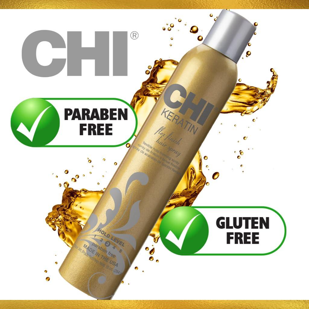 Laca para Cabello CHI Keratin Flex 283.5 g - Estilo Suave y Duradero