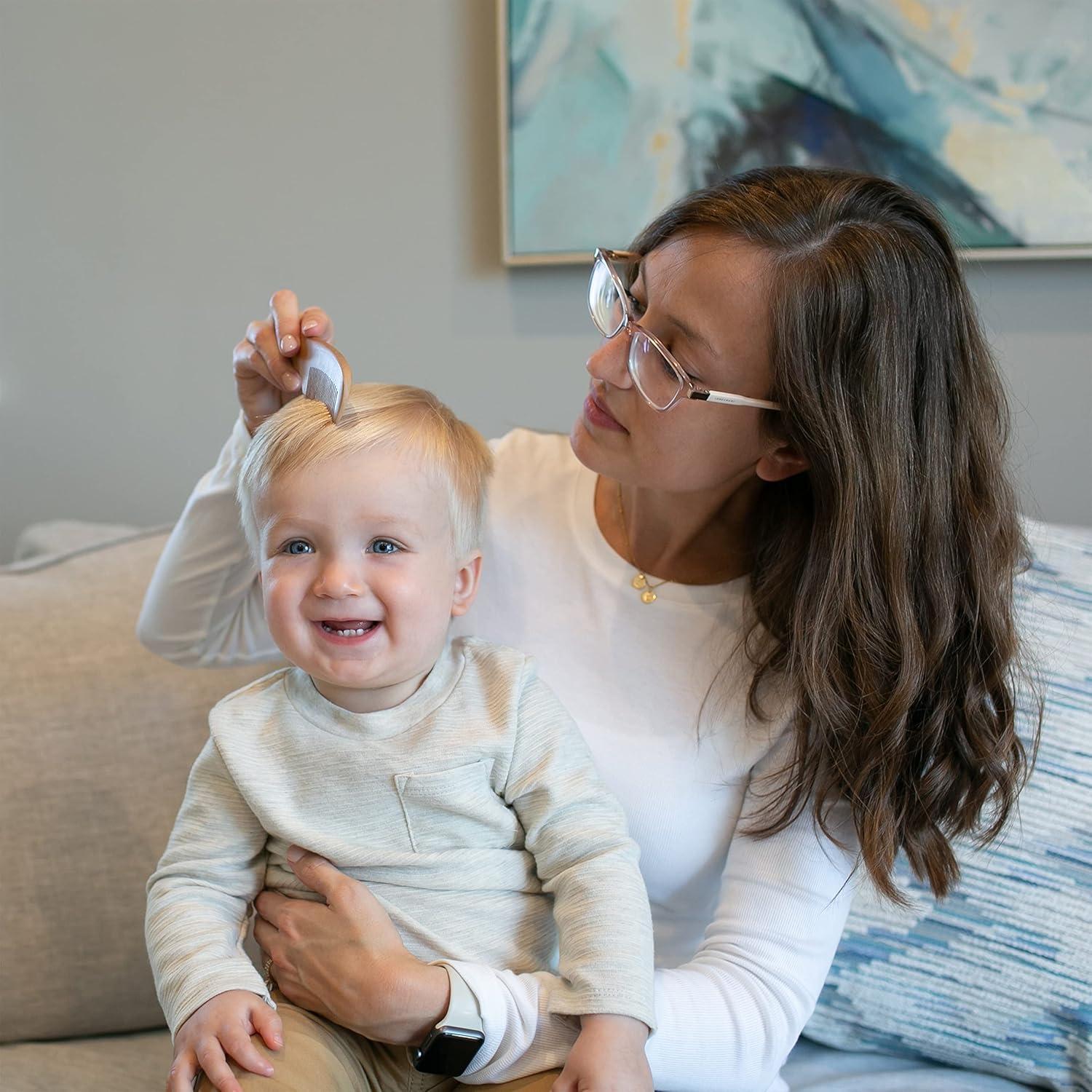 Cepillo y Peine Suave Dr. Brown para Bebés - Madera y Nylon