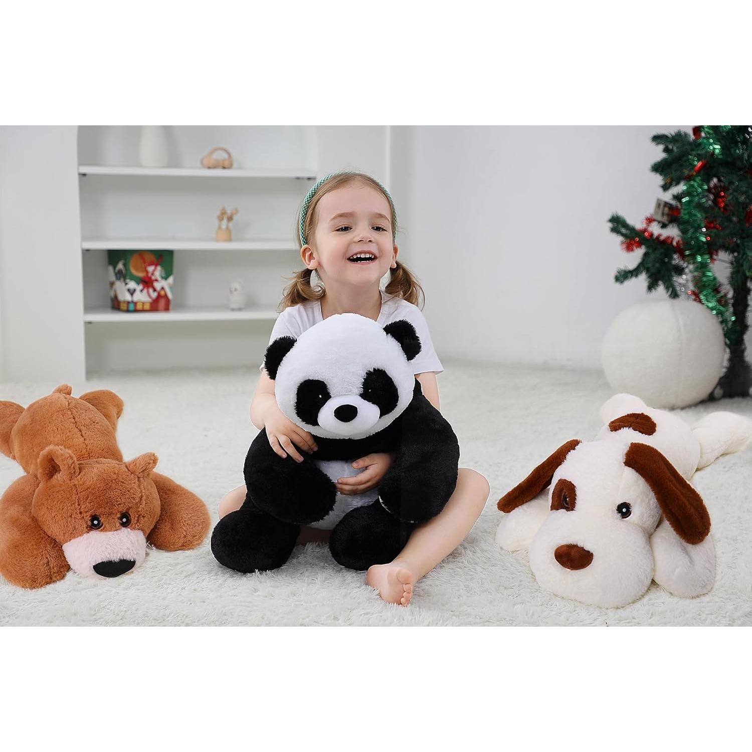 Panda de Peluche con Peso E-Tech 60 cm Suave y Abrazable