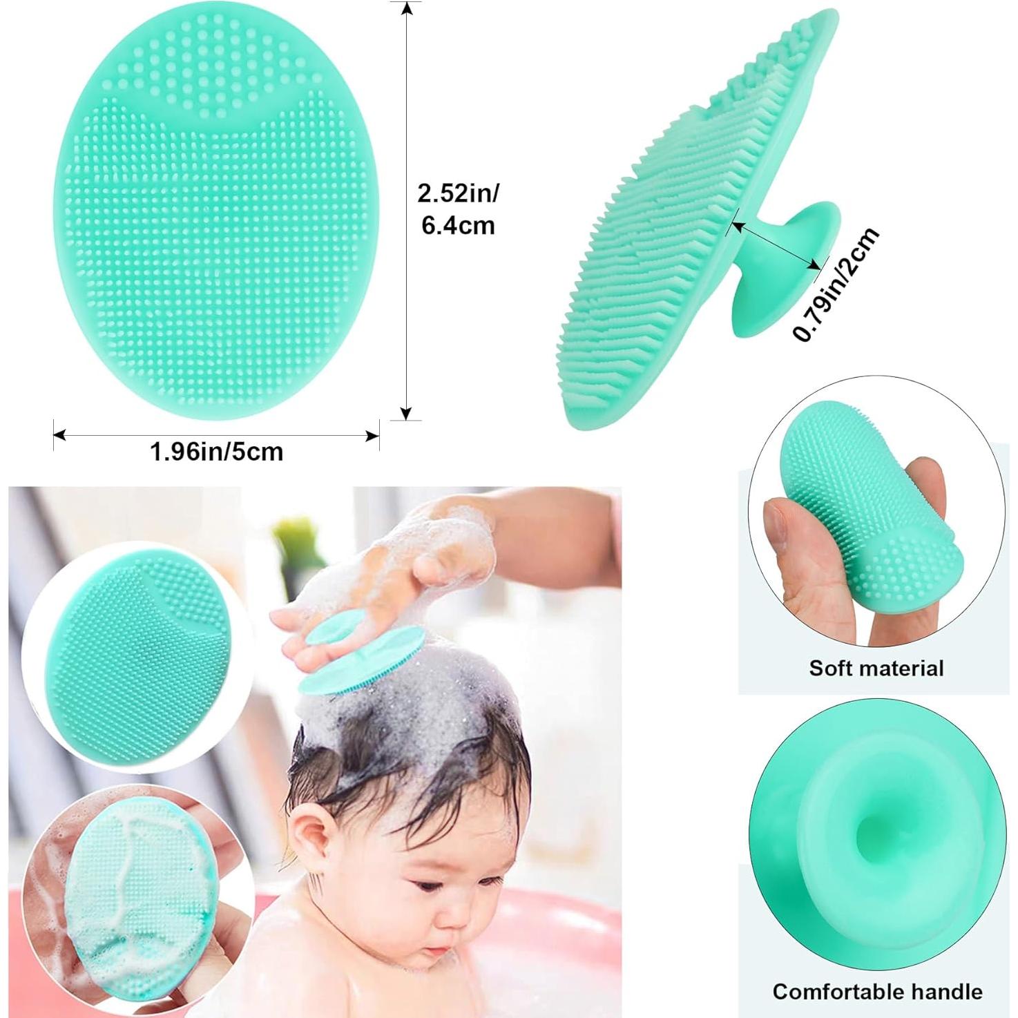 Juego de Cepillos para Bebé Mocokkiti - 2 Piezas, Cuidado Suave