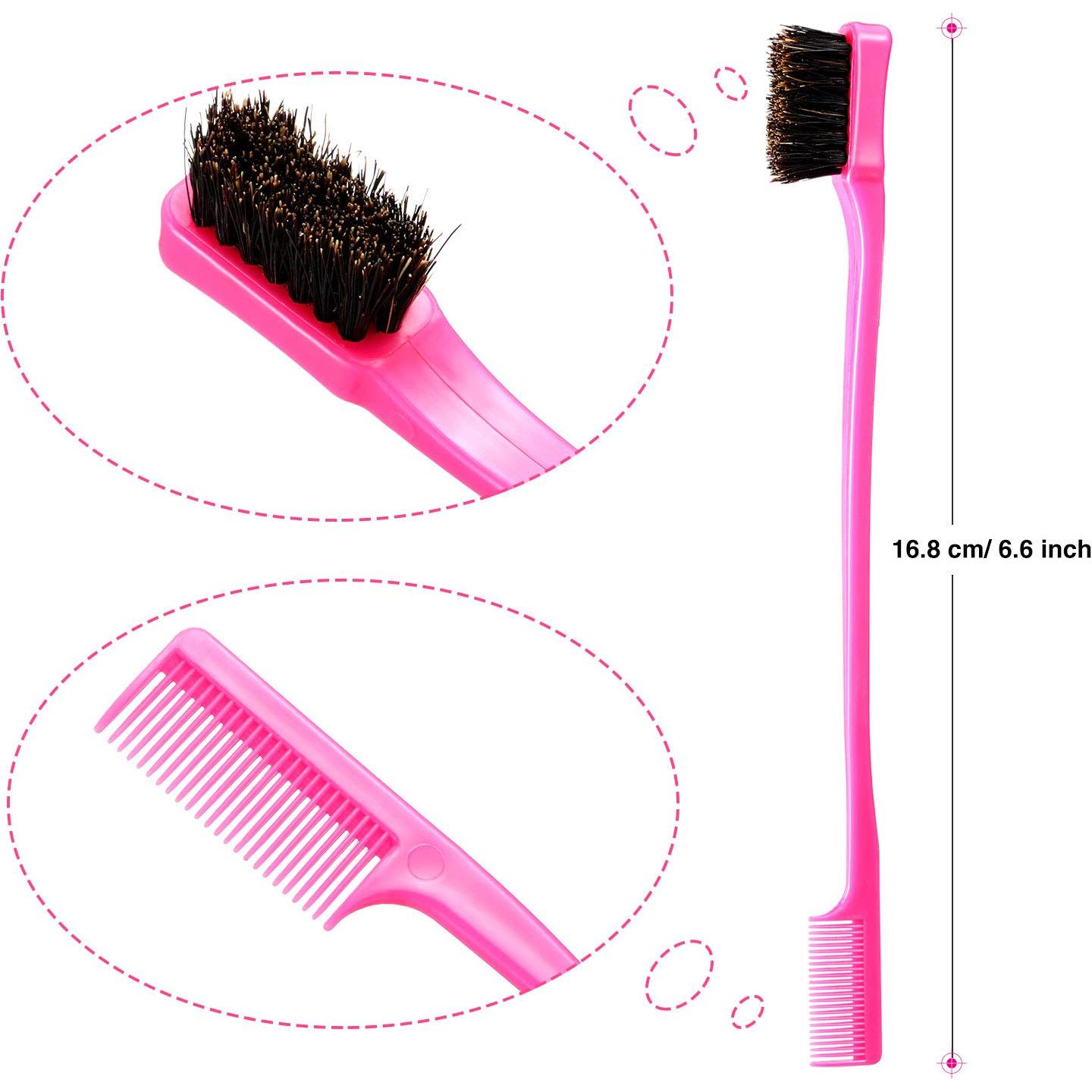 Juego de 5 Cepillos de Bordes para Cabello BBTO - Doble Cara