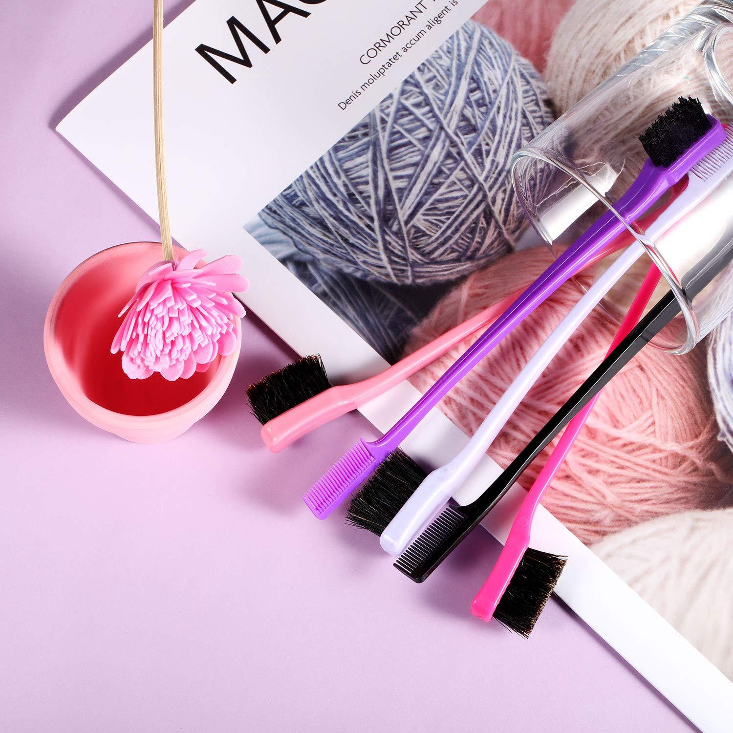 Juego de 5 Cepillos de Bordes para Cabello BBTO - Doble Cara