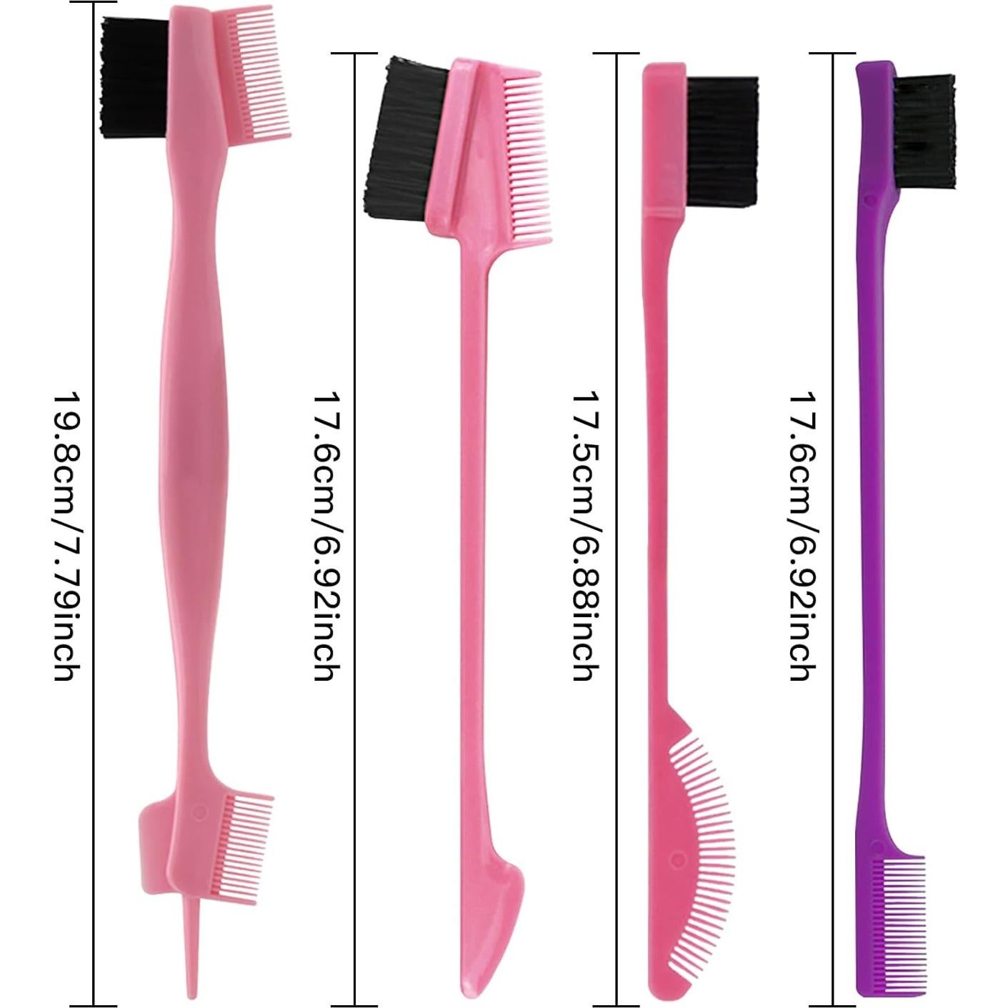 Juego de 8 Peines de Control de Bordes Goiple - Colores Variados