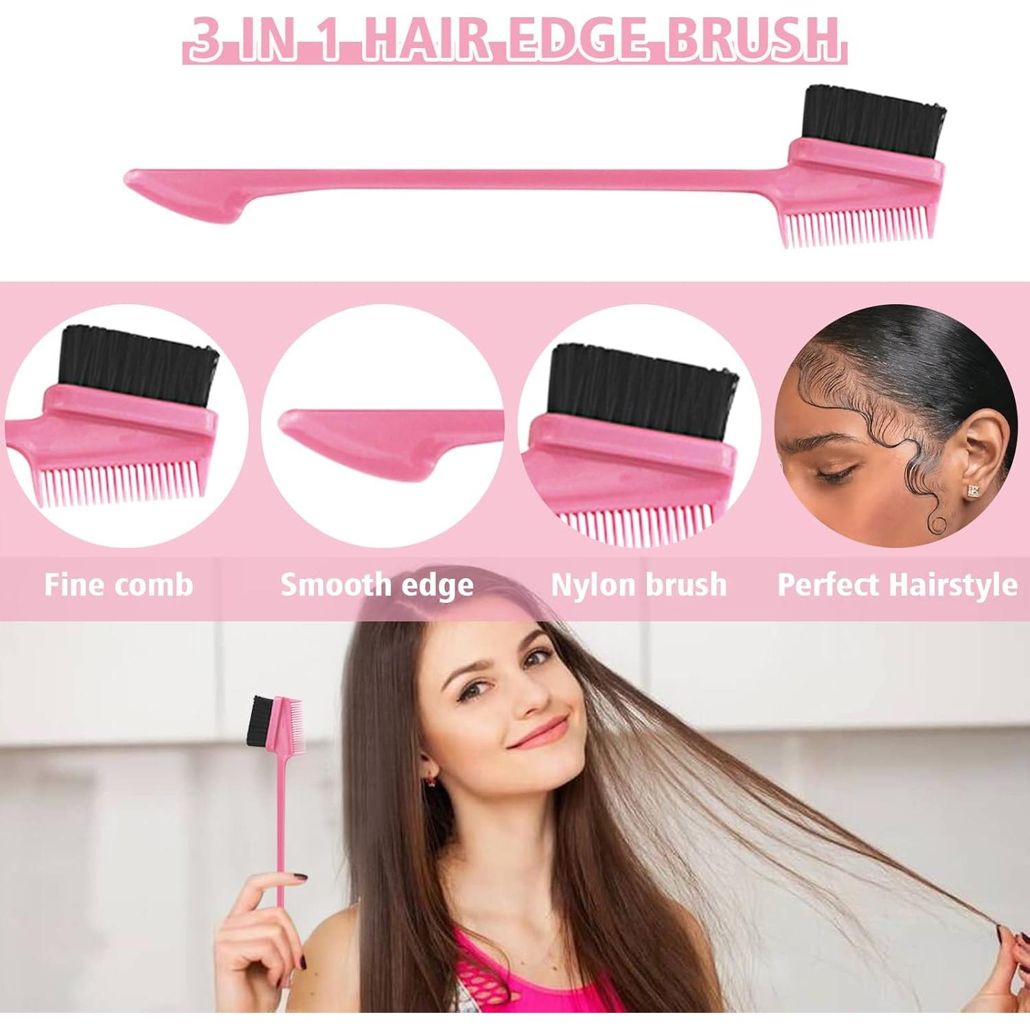 Juego de 8 Peines de Control de Bordes Goiple - Colores Variados