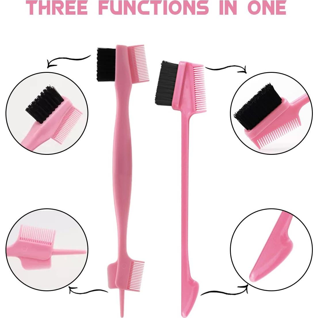 Juego de 8 Peines de Control de Bordes Goiple - Colores Variados