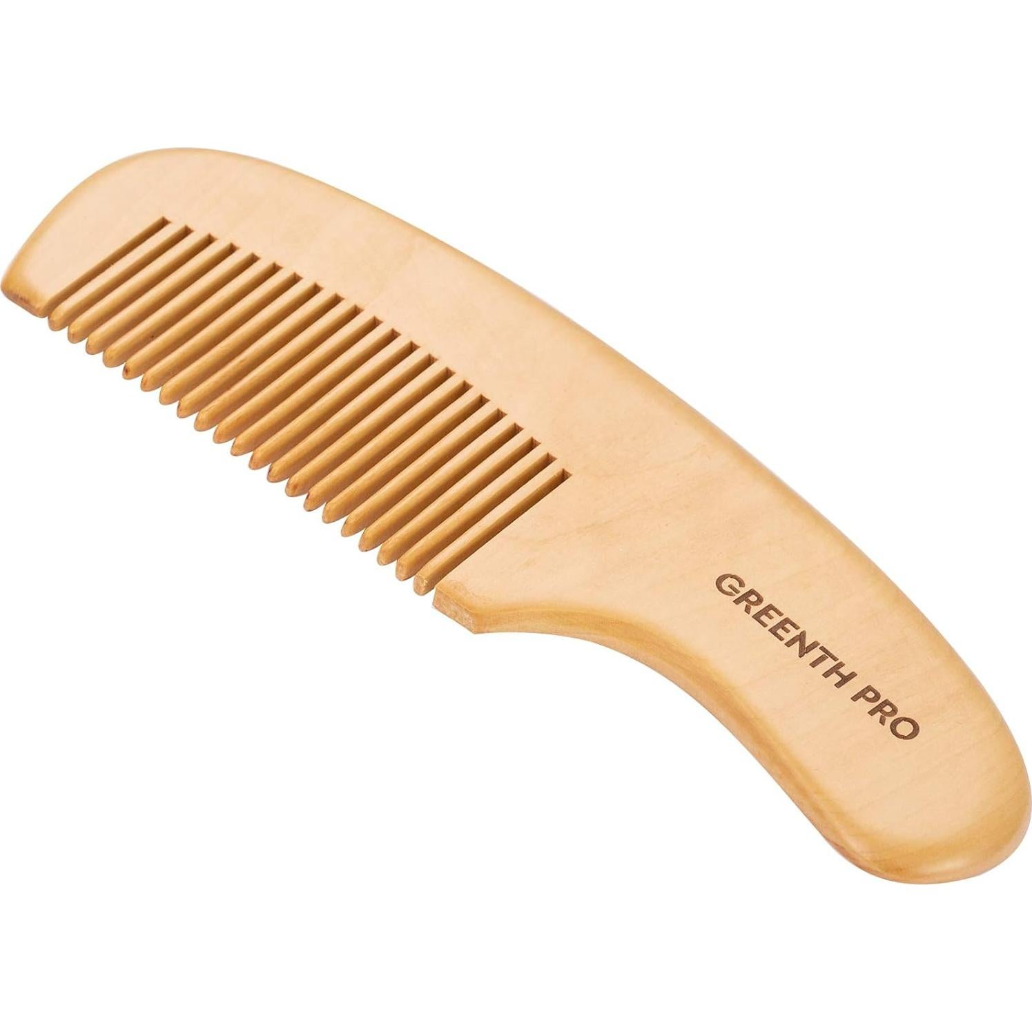 Juego de Cepillo y Peine para Bebés Greenth Pro - Madera Natural