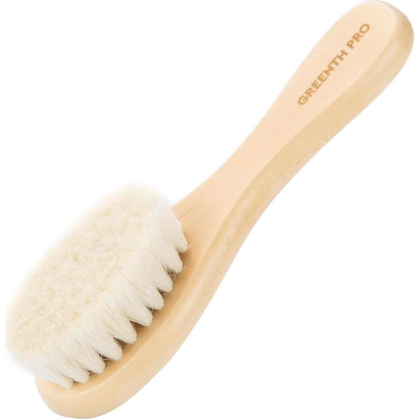 Juego de Cepillo y Peine para Bebés Greenth Pro - Madera Natural