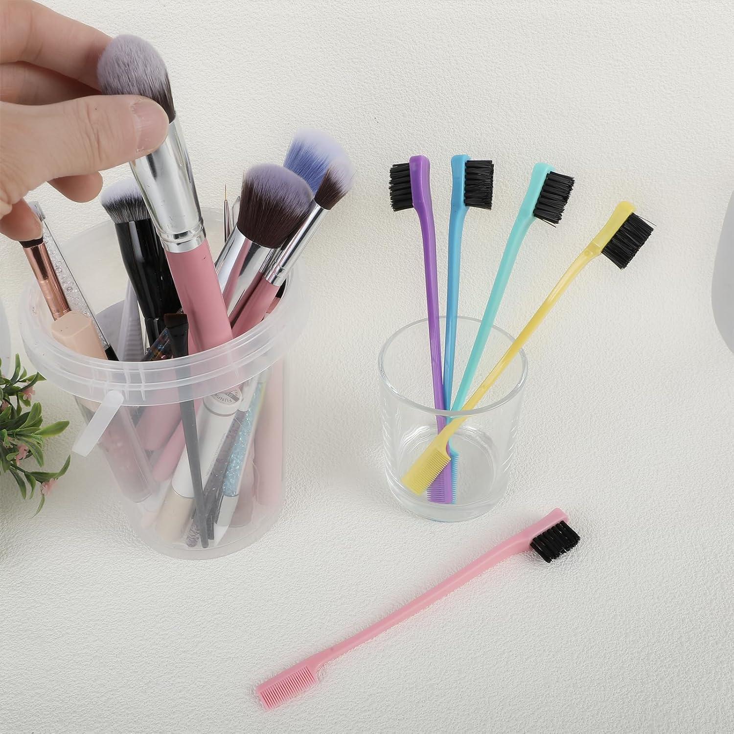 Juego de Cepillos y Peines de Bordes Molain - 5 Piezas Coloridas