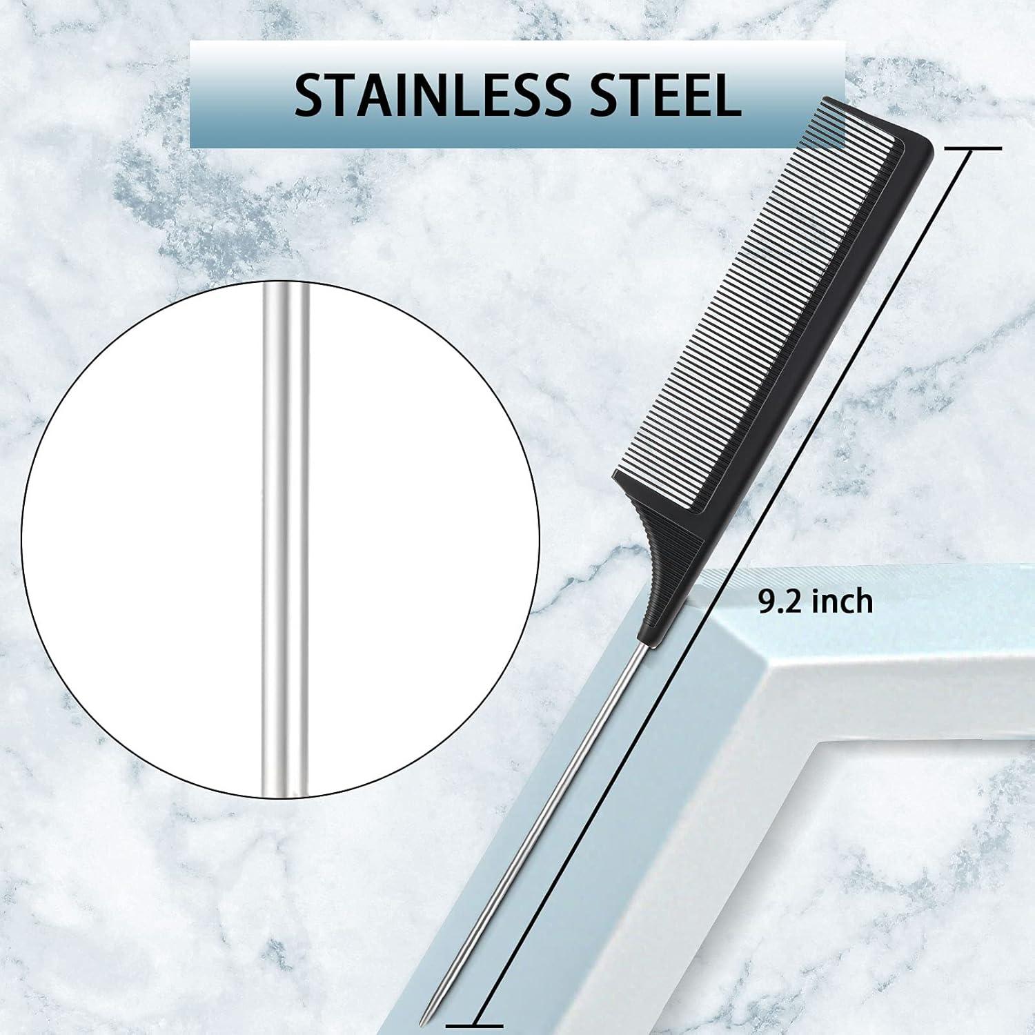 Set de 3 Cepillos y Peines para Cabello Geiserailie - Negro