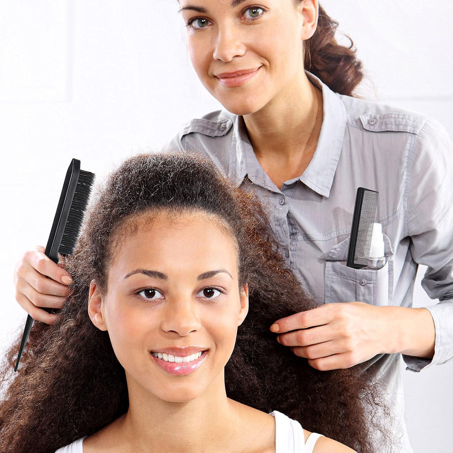 Set de 3 Cepillos y Peines para Cabello Geiserailie - Negro