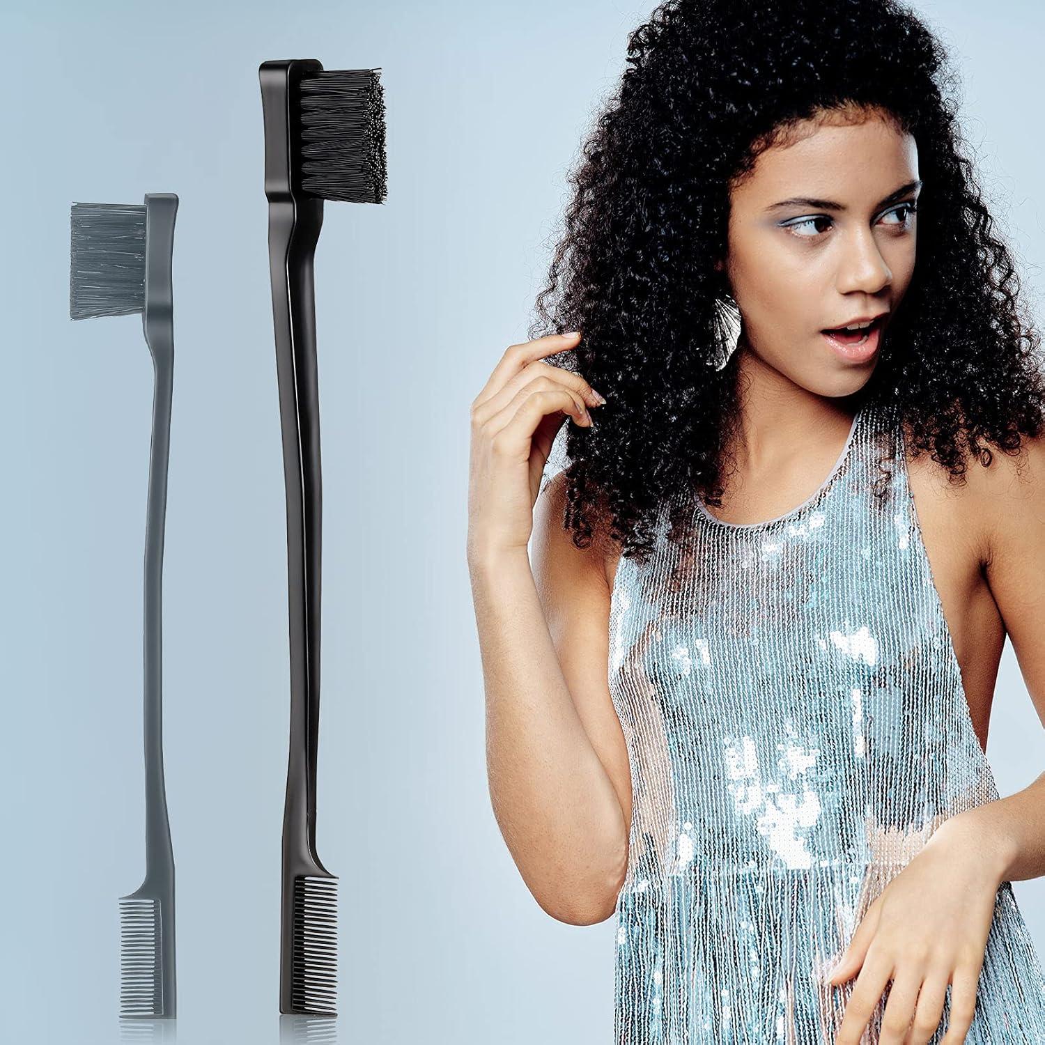 Set de 3 Cepillos y Peines para Cabello Geiserailie - Negro