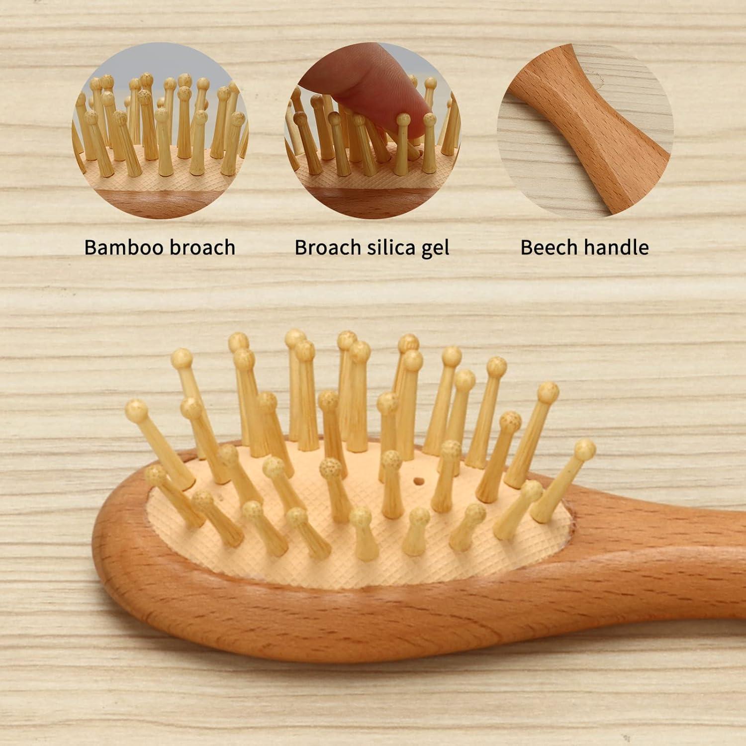 Kit de Cuidado para Bebés Esonto - 5 Piezas Madera Natural
