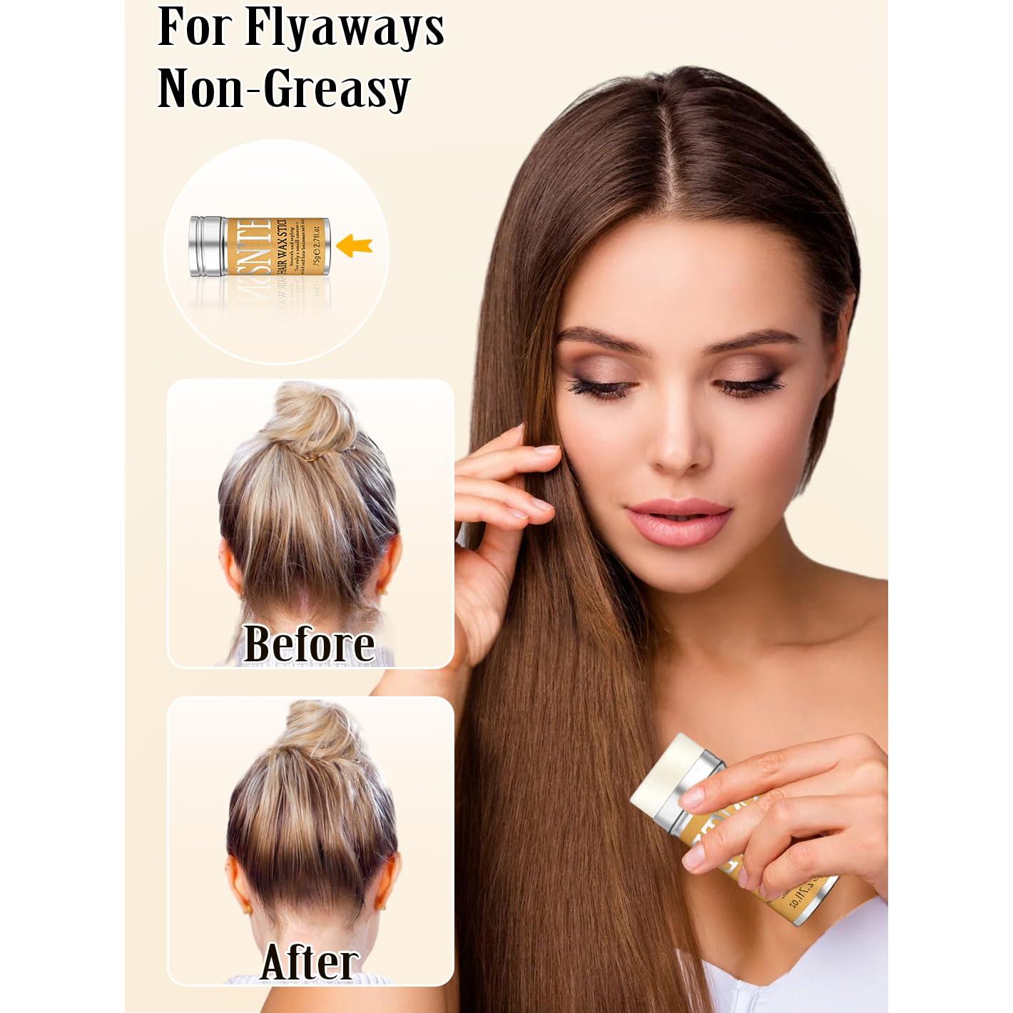 Juego de Cepillos y Cera para el Cabello Samnyte - 4 Piezas