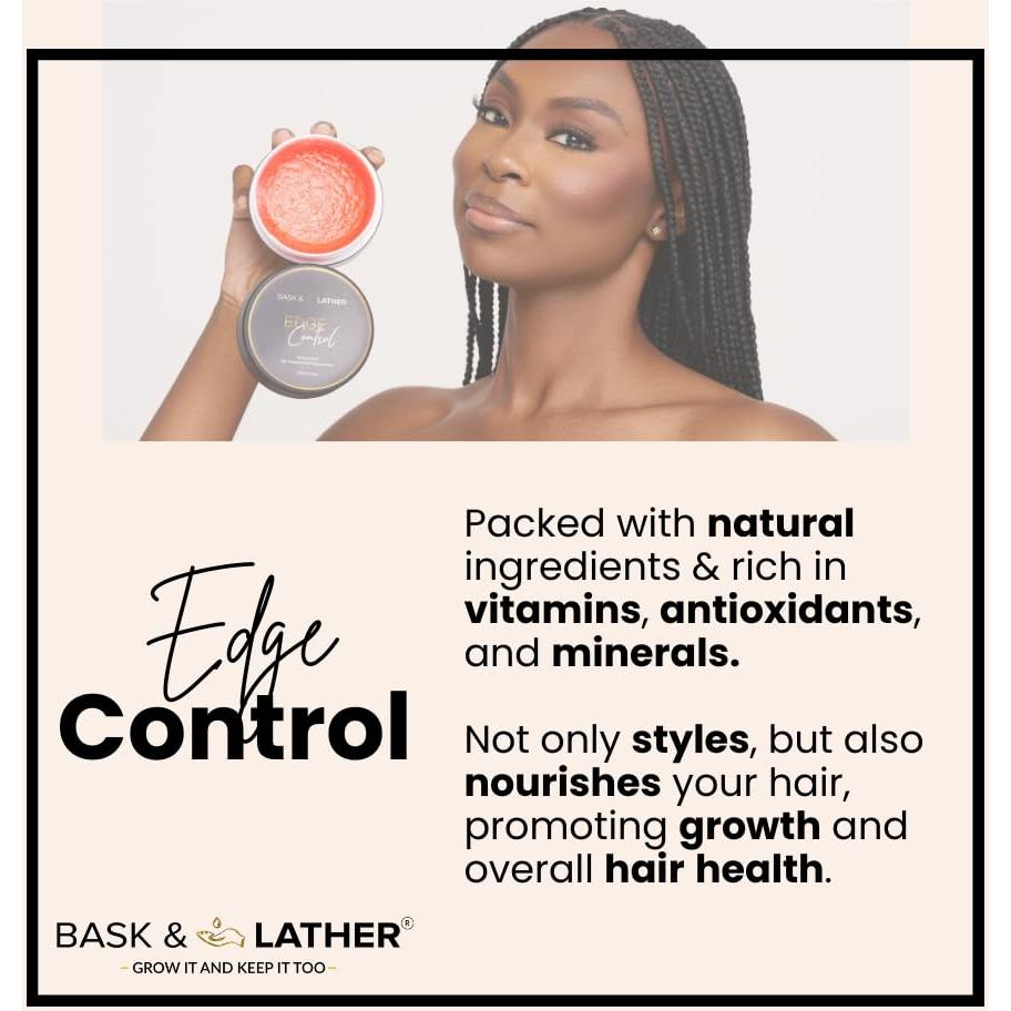 Gel de Control de Bordes Fuerte BASK & LATHER 156 ml