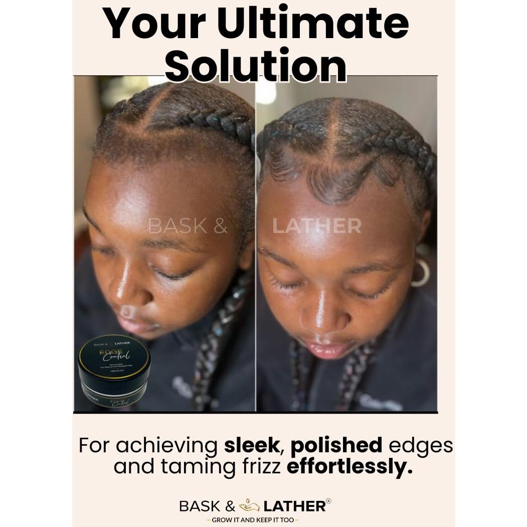 Gel de Control de Bordes Fuerte BASK & LATHER 156 ml