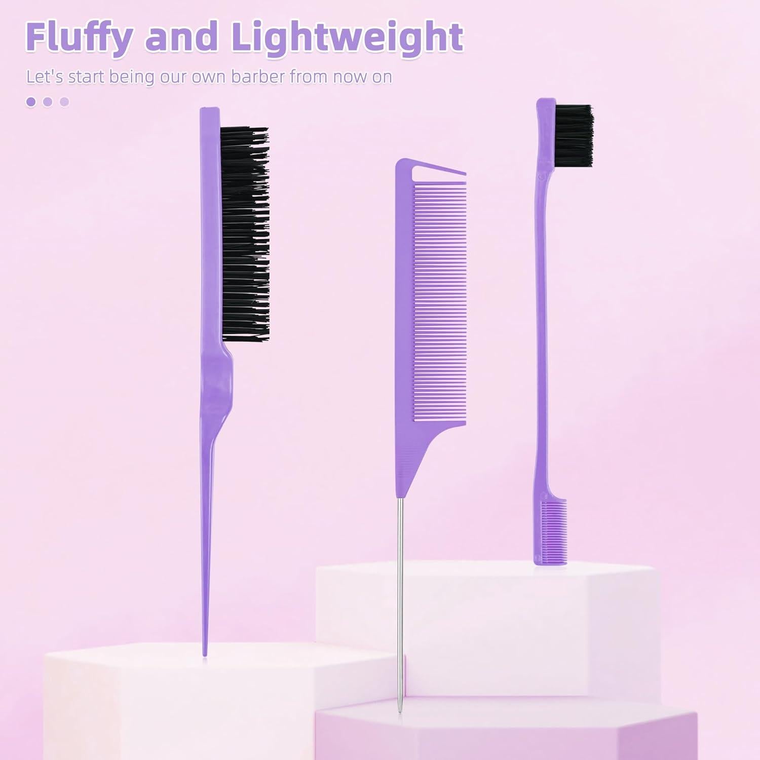 Juego de 3 Peines para Estilizar Cabello Suphouse - Herramientas de Peinado