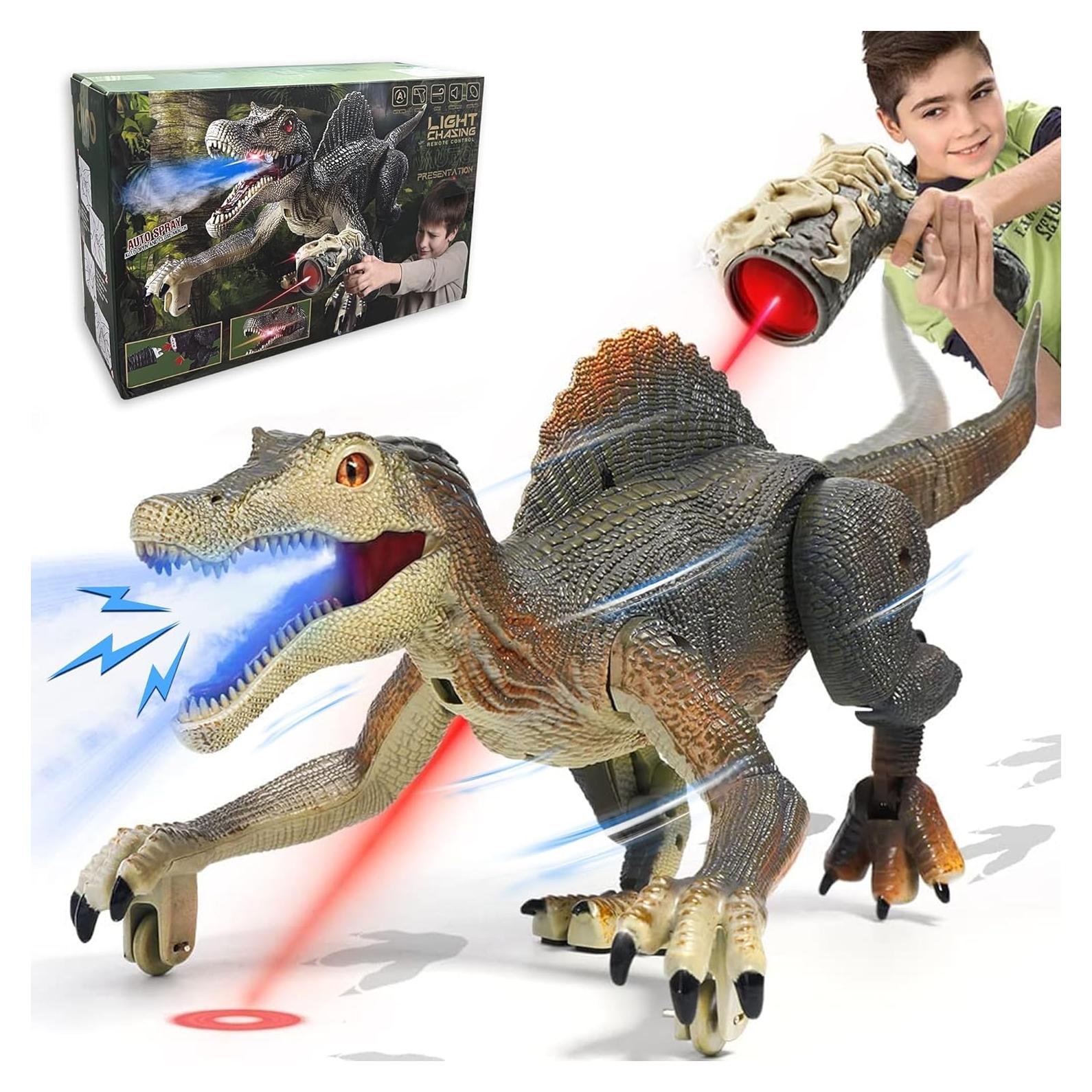 Juguete Dinosaurio Spinosaurus Control Remoto con Luz