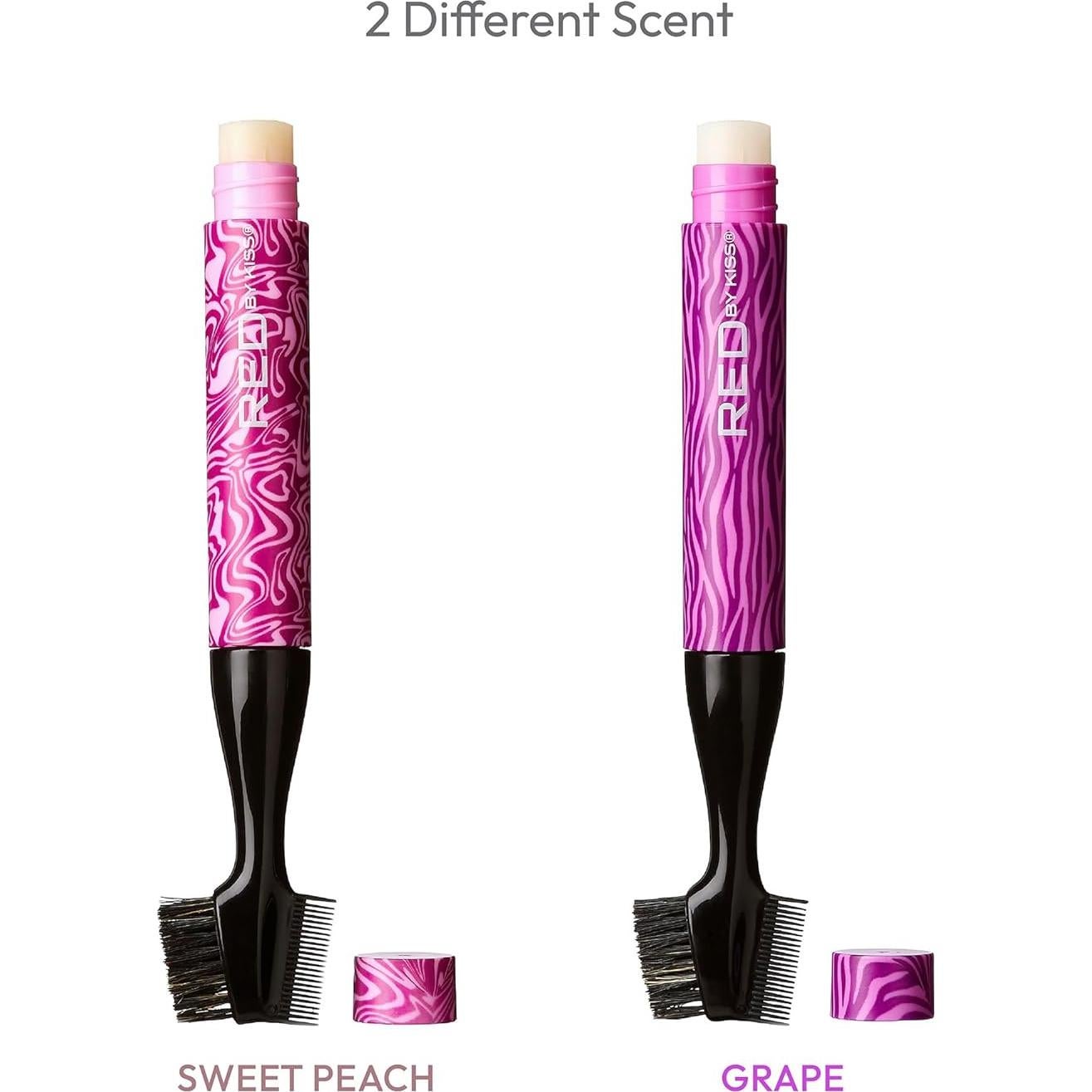 Cepillo de Bordes Red by Kiss 3 en 1 con Cera Fijadora