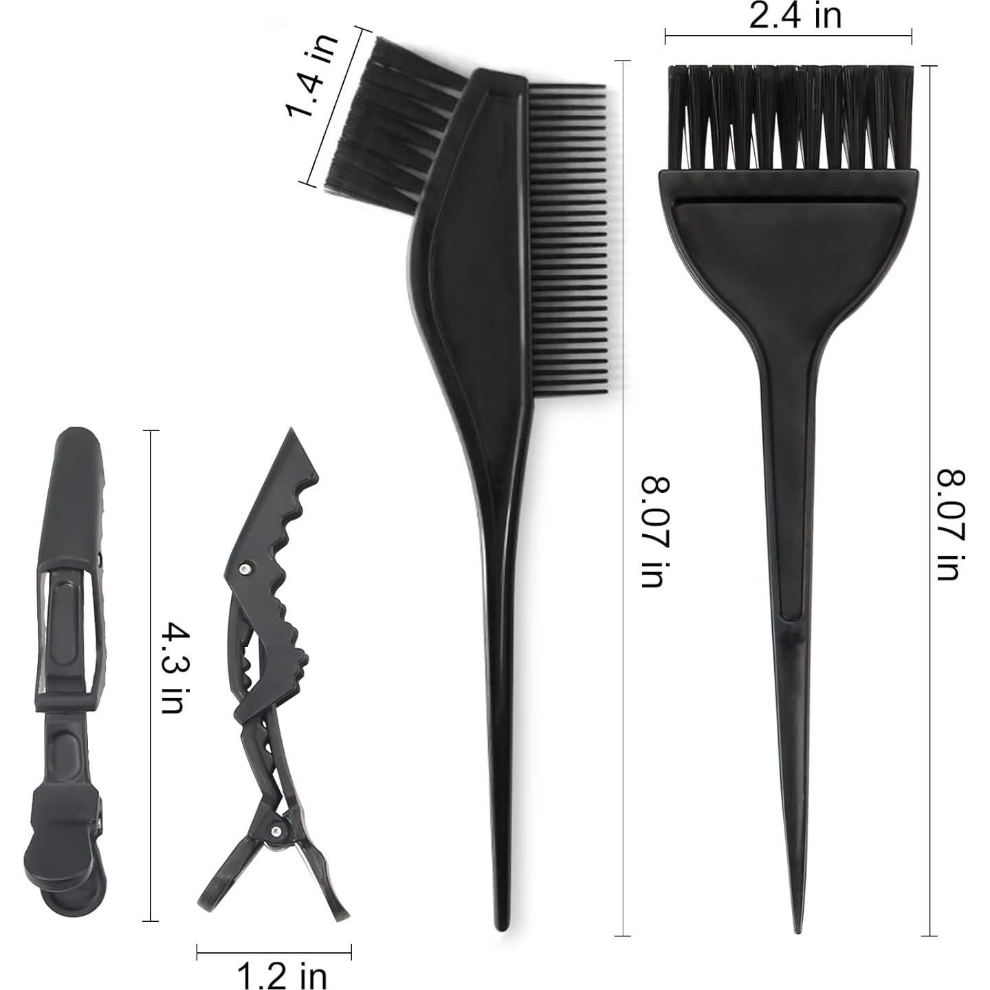 Kit de Coloración de Cabello Yexixsr - 5 Piezas con Brocha y Clips