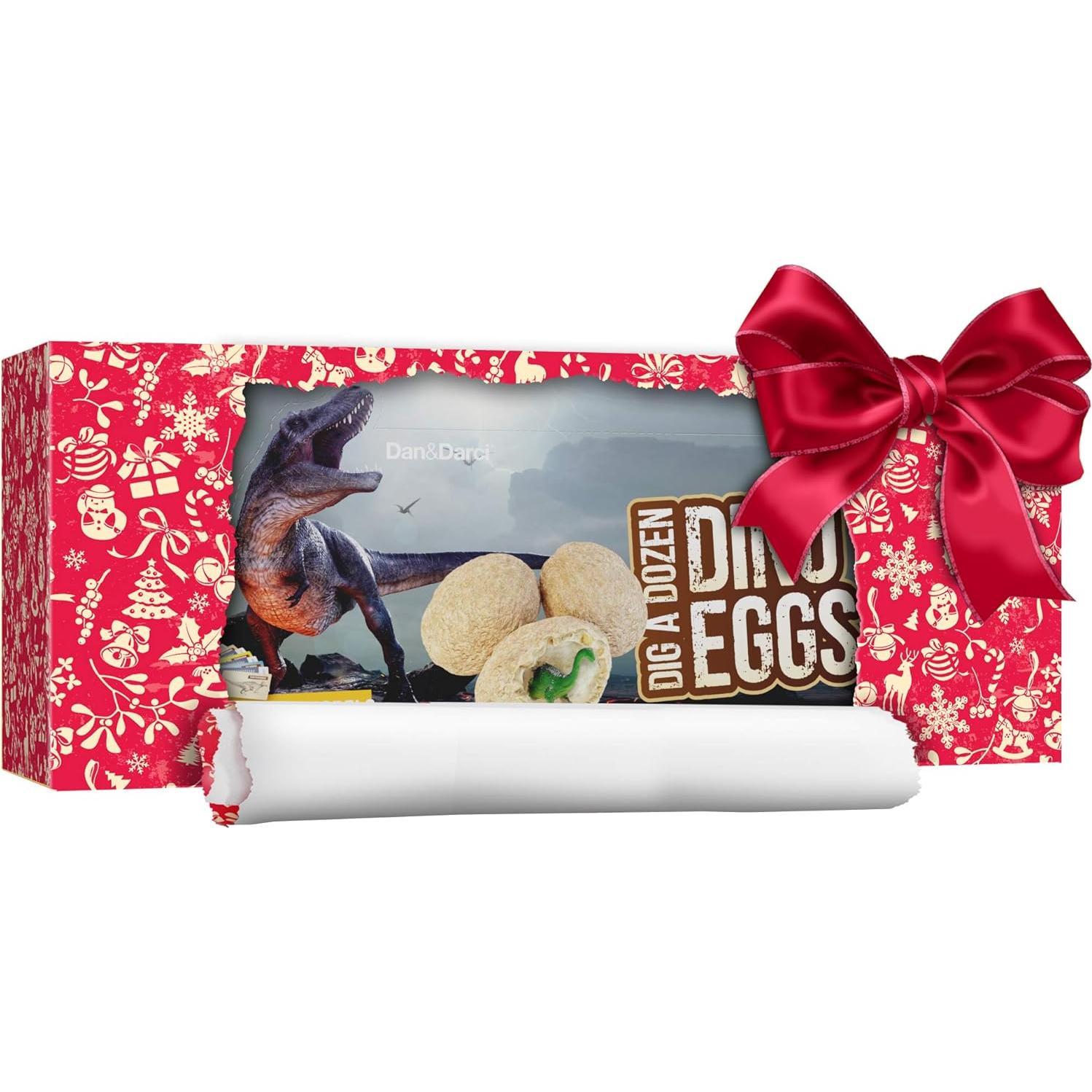 Excavadora de Dinosaurios Dan&Darci - 12 Huevos para Niños 3-12 Años